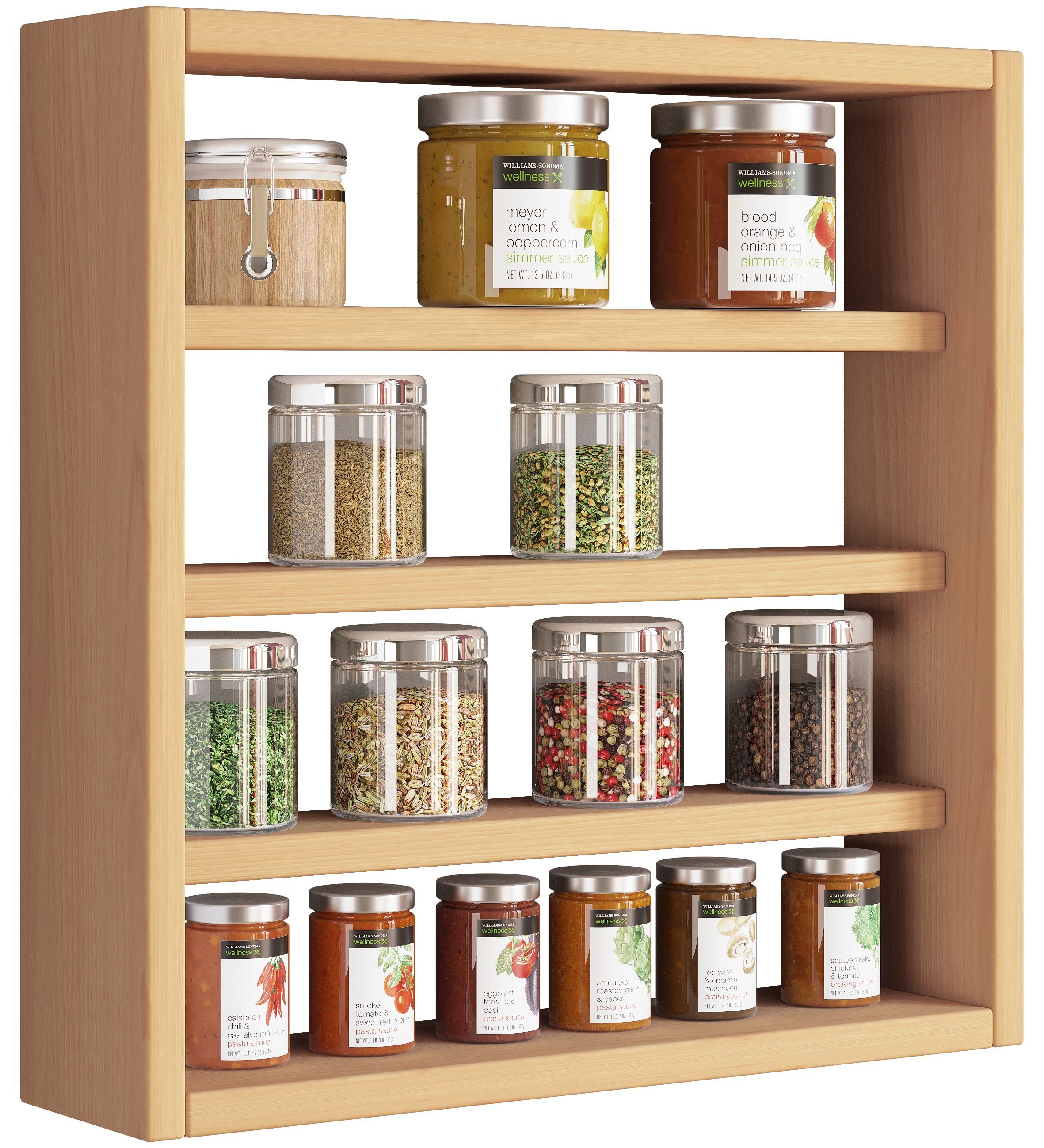 VCM Hängeschrank Holz Wandregal Gewürzregal Regal günstig online kaufen