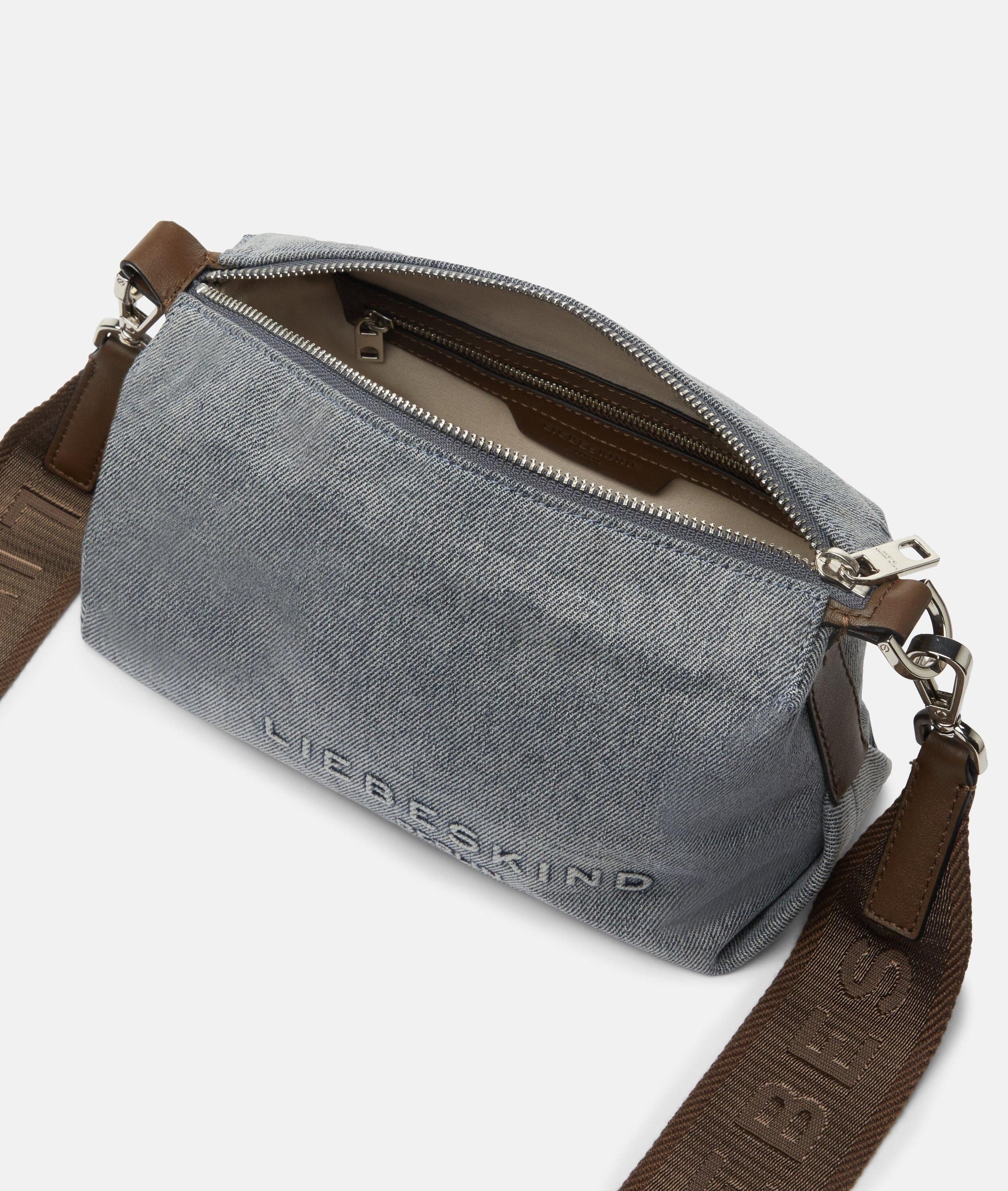 Liebeskind Berlin Umhängetasche Crossbody, Handliche Umhängetasche aus Denim