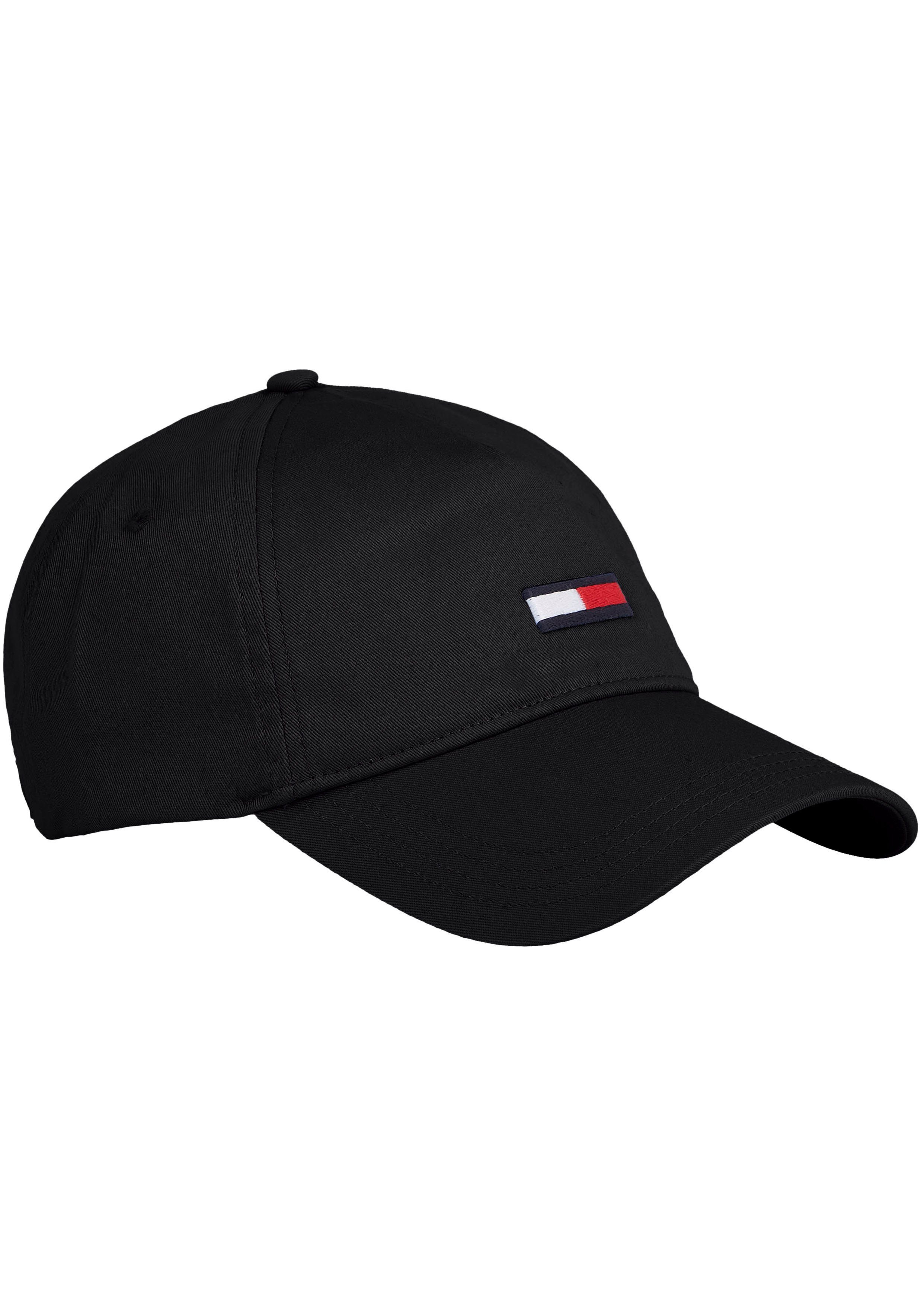 Tommy Jeans Baseball Cap TJW FLAG CAP mit verlängerter Flag Black | Baseball Caps