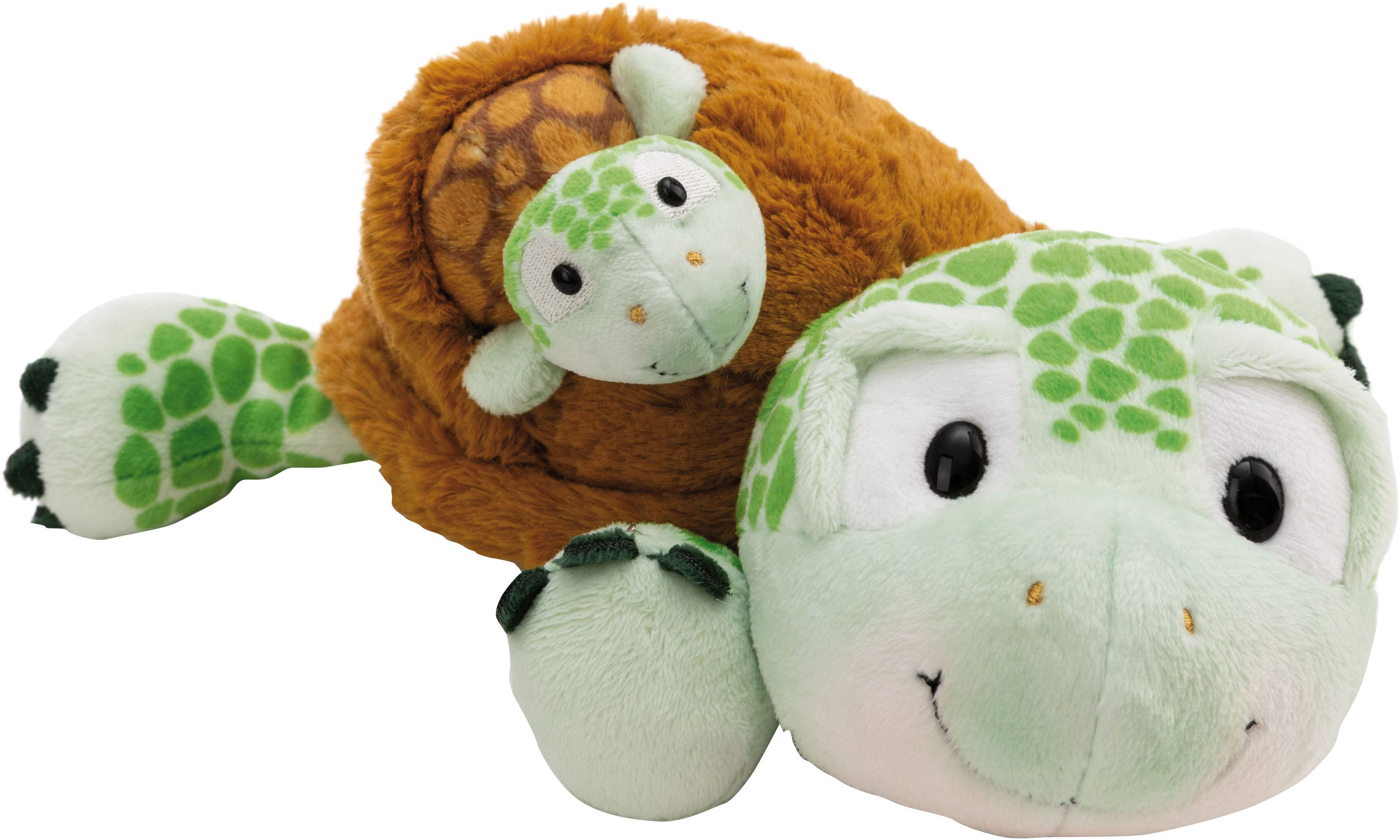 Nici Kuscheltier Homies, Schildkröte mit Baby, 28cm liegend