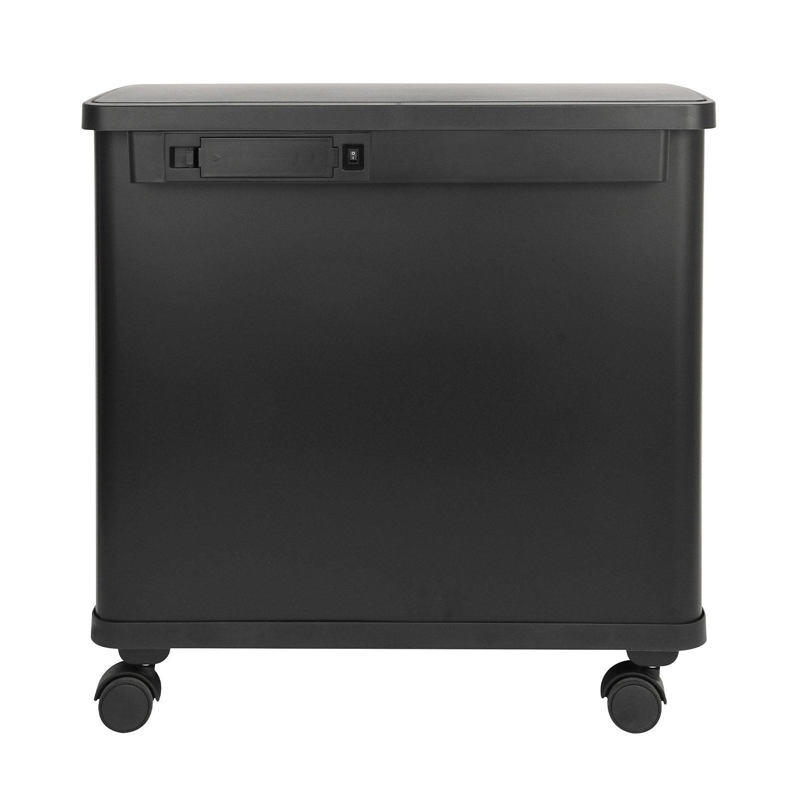 SVITA Mülltrennsystem, Herausnehmbare Inneneimer, 3 Fächer, Sensor, Soft-Close, Schwarz