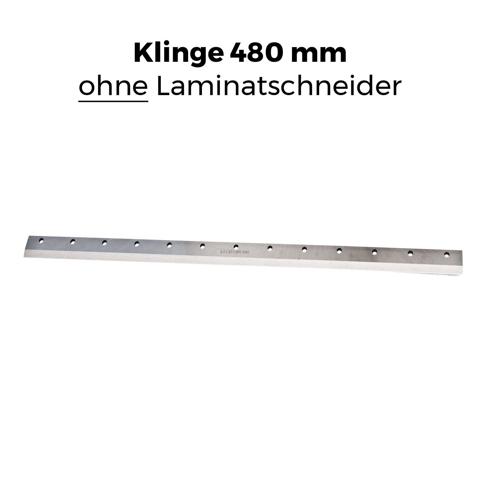 GS-TÜV 48 max. Ersatzklinge », mm in III Laminatschneider 480 gehärteter Modell Schnittbreite: cm, » für geprüft » Stahl BAUTEC passend