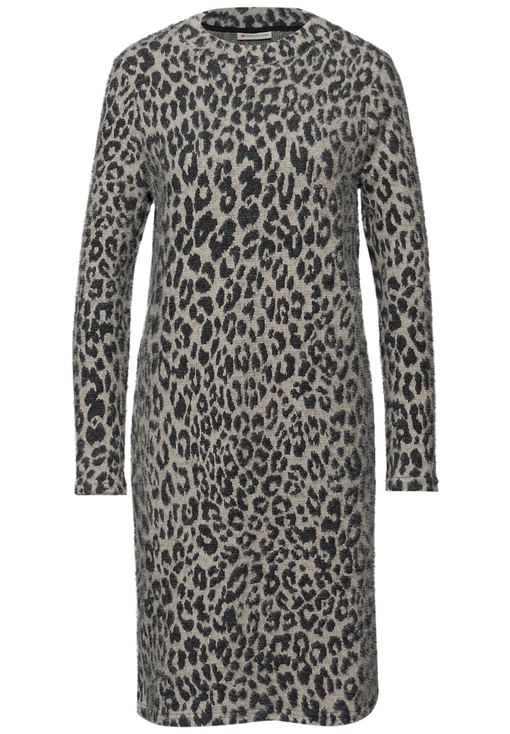 STREET ONE Midikleid Feather Yarn T-shirt Dress_Des günstig online kaufen