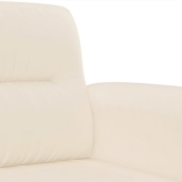 vidaXL Sofa Sessel Beige 60 cm Mikrofasergewebe