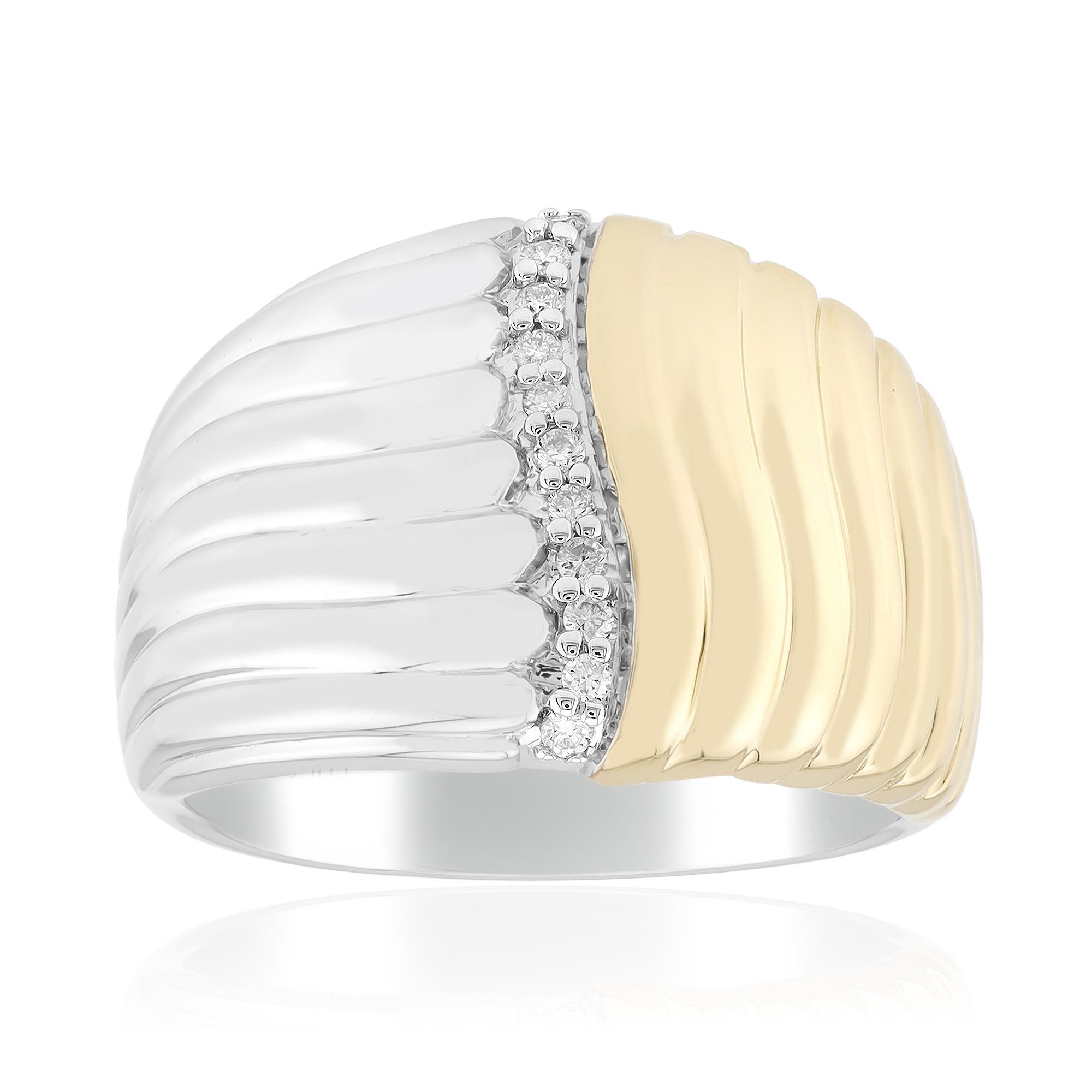 Cavill Diamantring Diamanten Sterling Silber Ring (1-tlg)