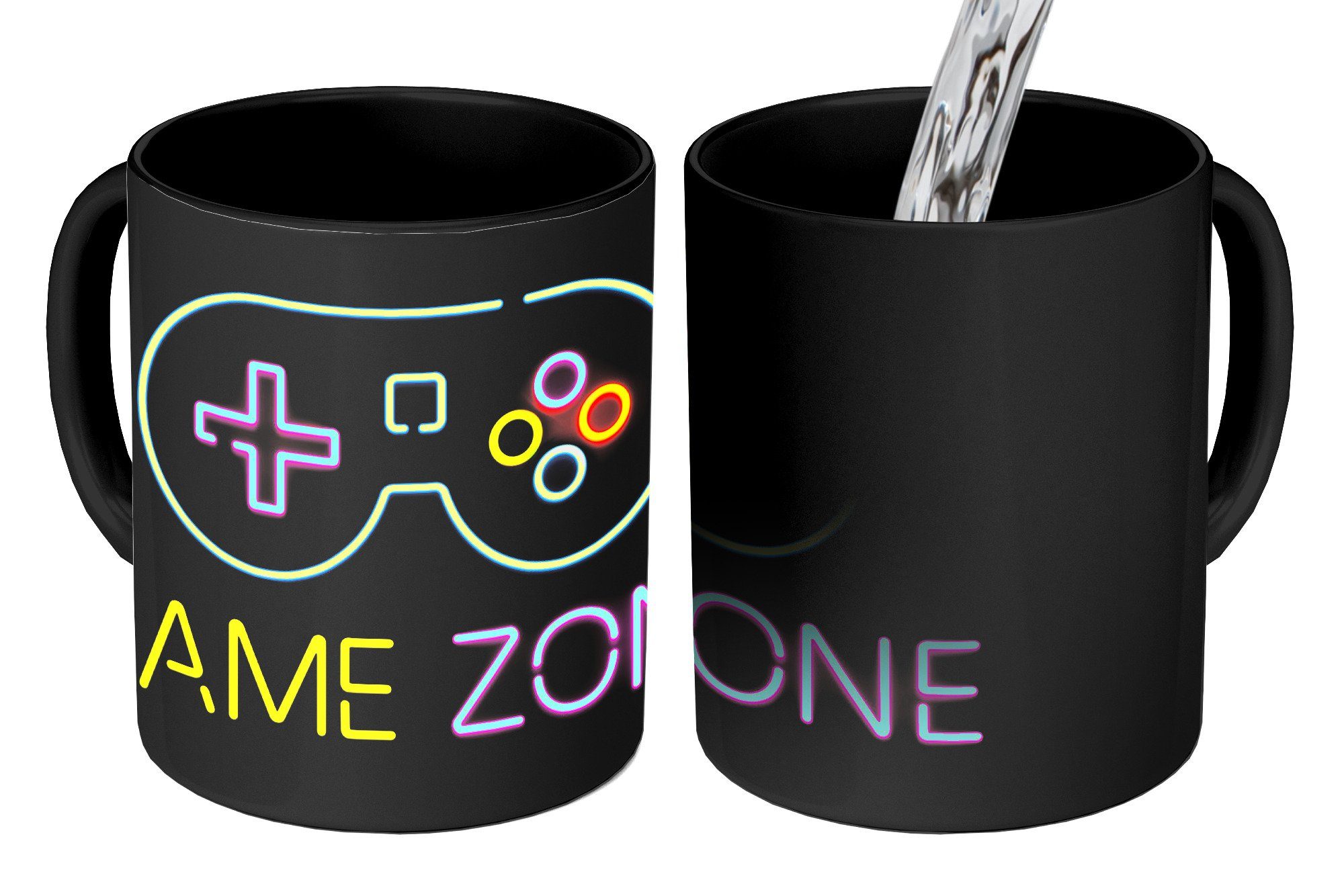 Tasse Controller - Spiel - Neon - Schwarz - Zitate - Spielzone