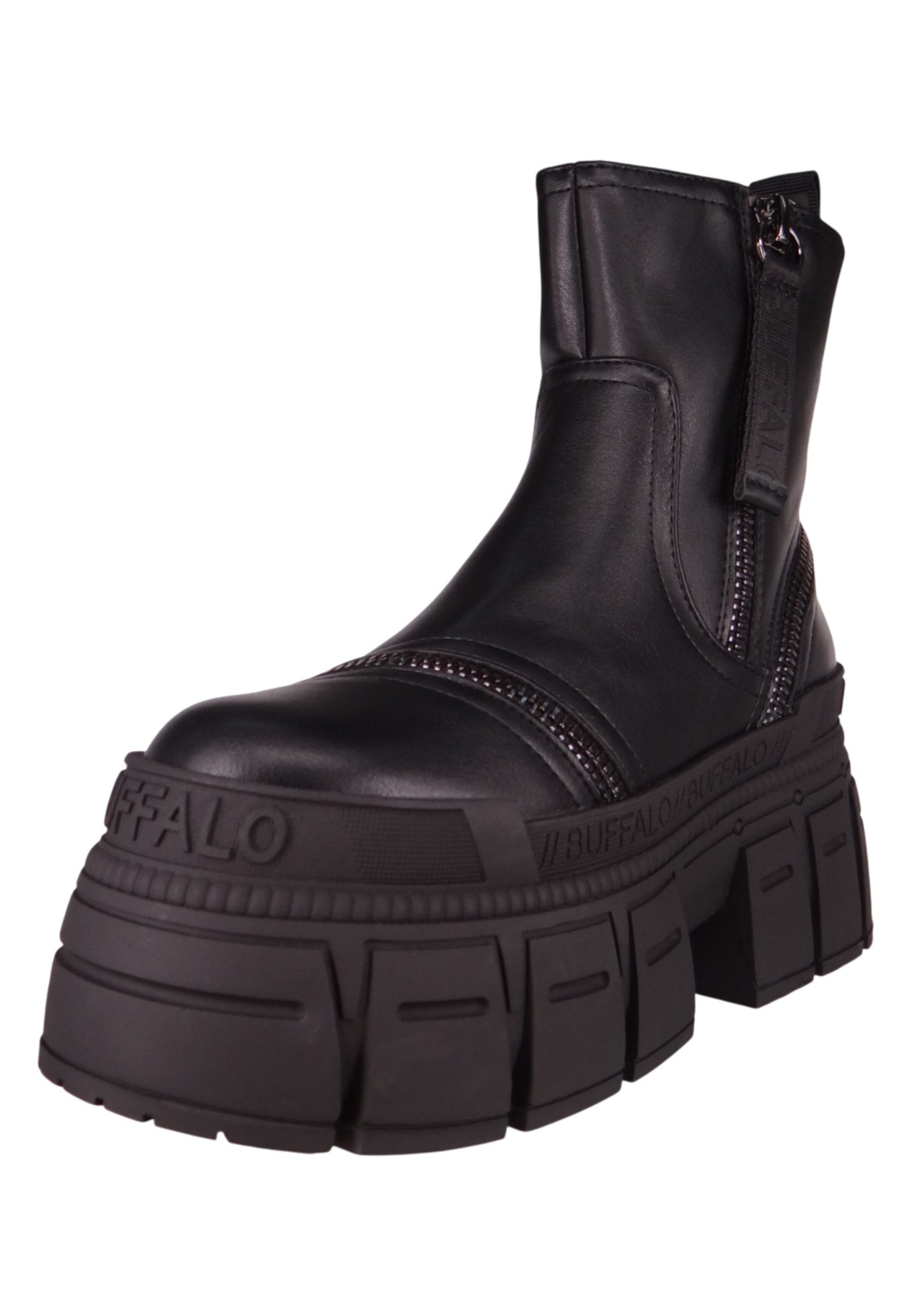 Buffalo 1270133 Gospher Bootie Zip Black Stiefelette