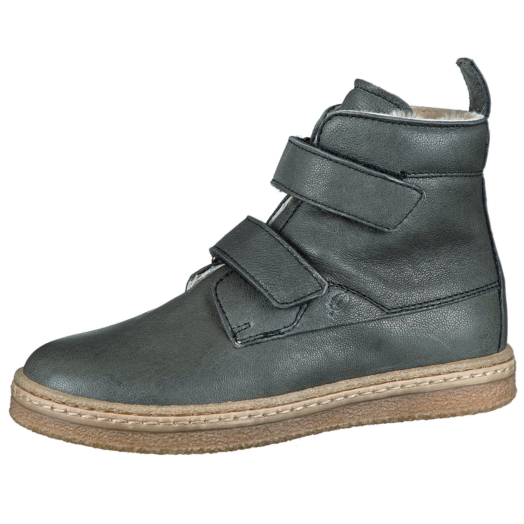 Ocra Ocra Stiefel 356 Winter Boots für Kinder innen mit Lammfell Grau Schnürstiefelette