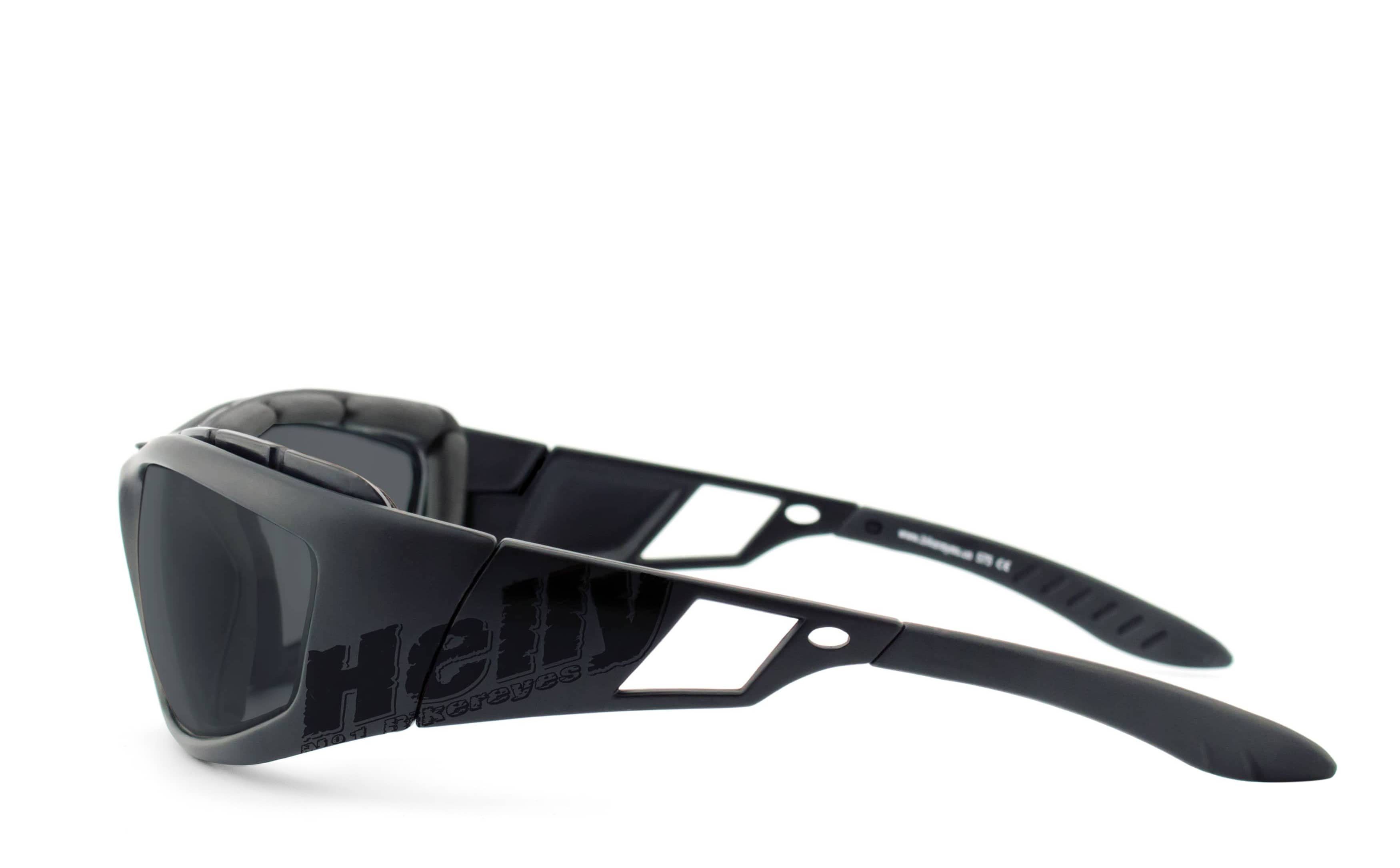 Helly - No.1 Bikereyes Motorradbrille vision 3, Steinschlagbeständig durch Kunststoff-Sicherheitsglas