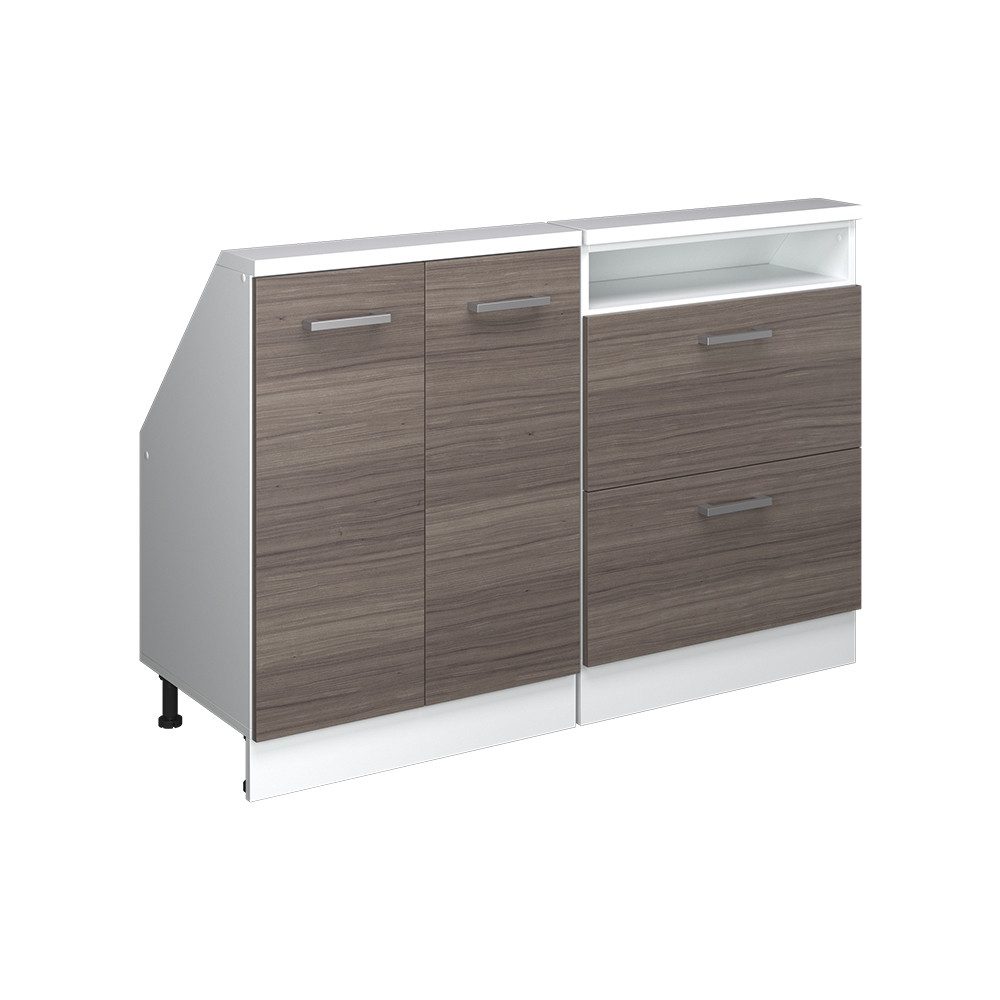 Vicco Unterschrank R-Line, Edelgrau/Weiß, 120 cm günstig online kaufen