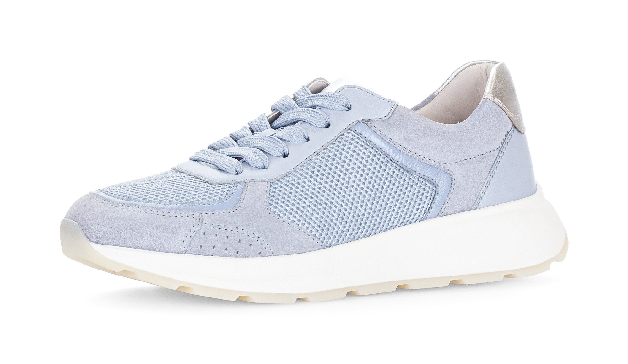 Gabor Keilsneaker, Freizeitschuh, Halbschuh, Schnürschuh, Kontrastbesatz an günstig online kaufen