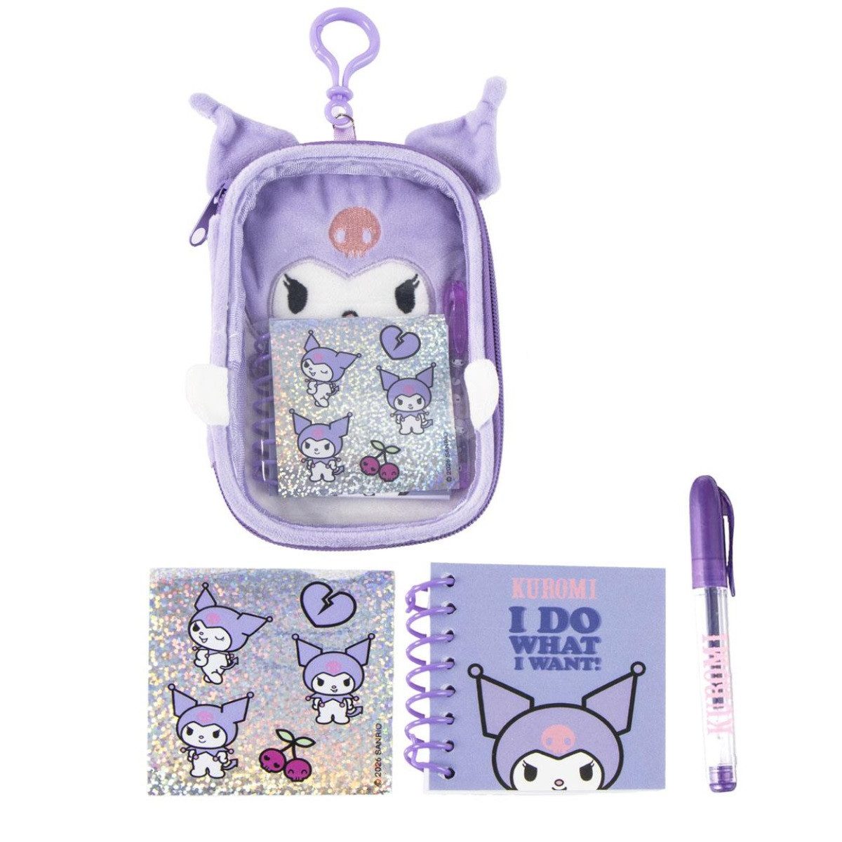 Hello Kitty Notizbuch Kuromi Plüsch Schreibwaren Set für Schule und Freizeit