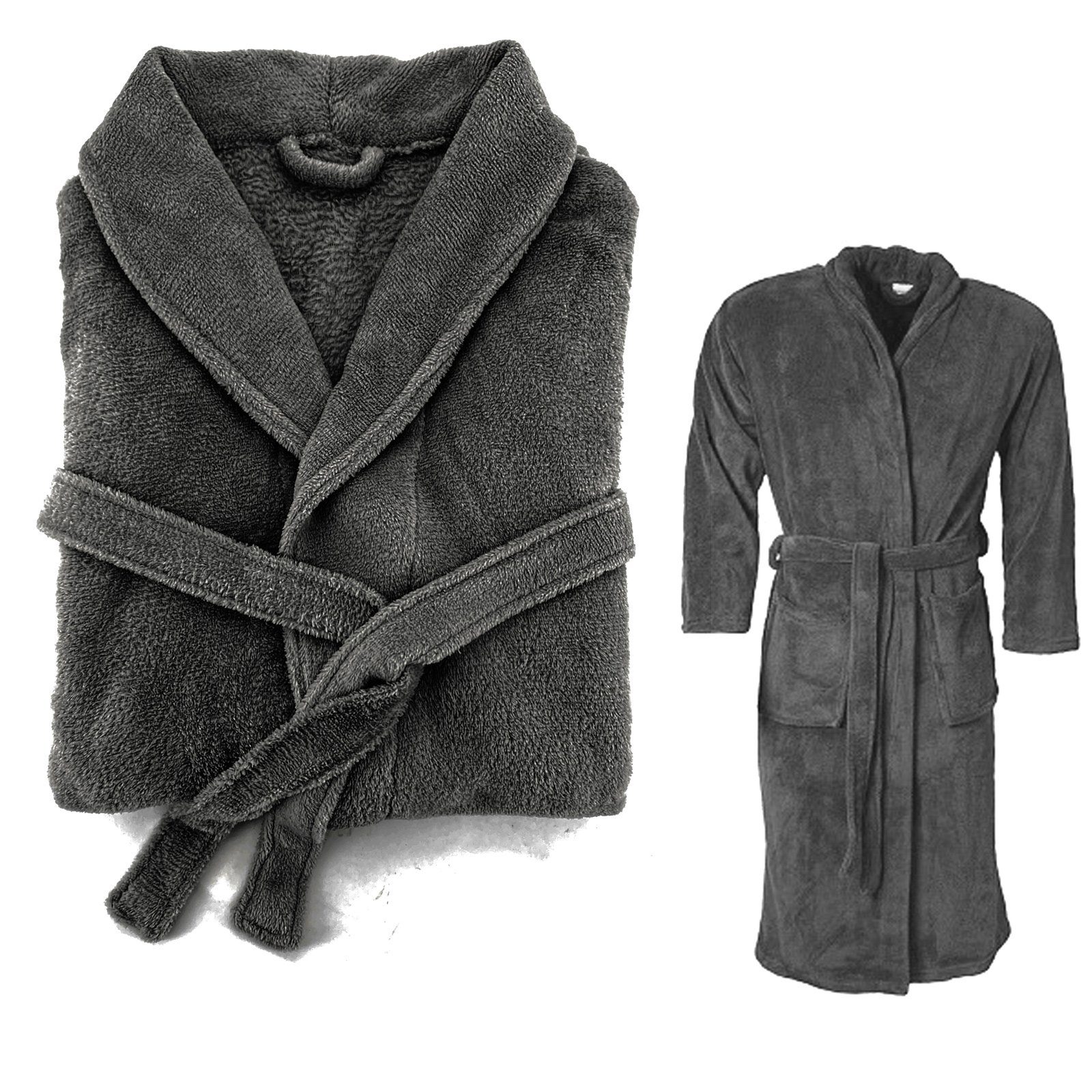 heimtexland Bademantel Super Soft Bademantel Teddy Fleece Morgenmantel, Mid günstig online kaufen