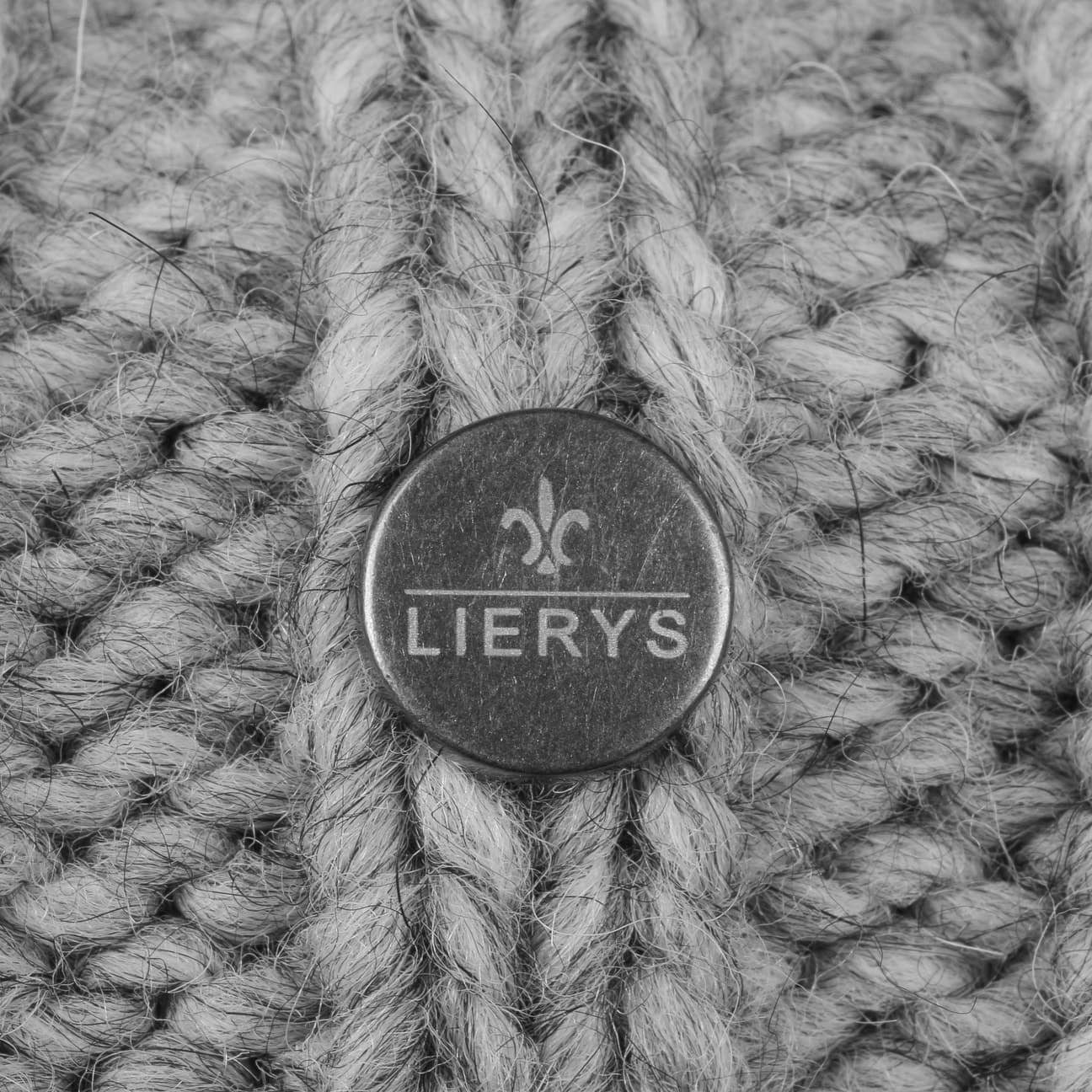 Lierys Beanie (1-St) Wintermütze grau Germany mit Umschlag, in Made