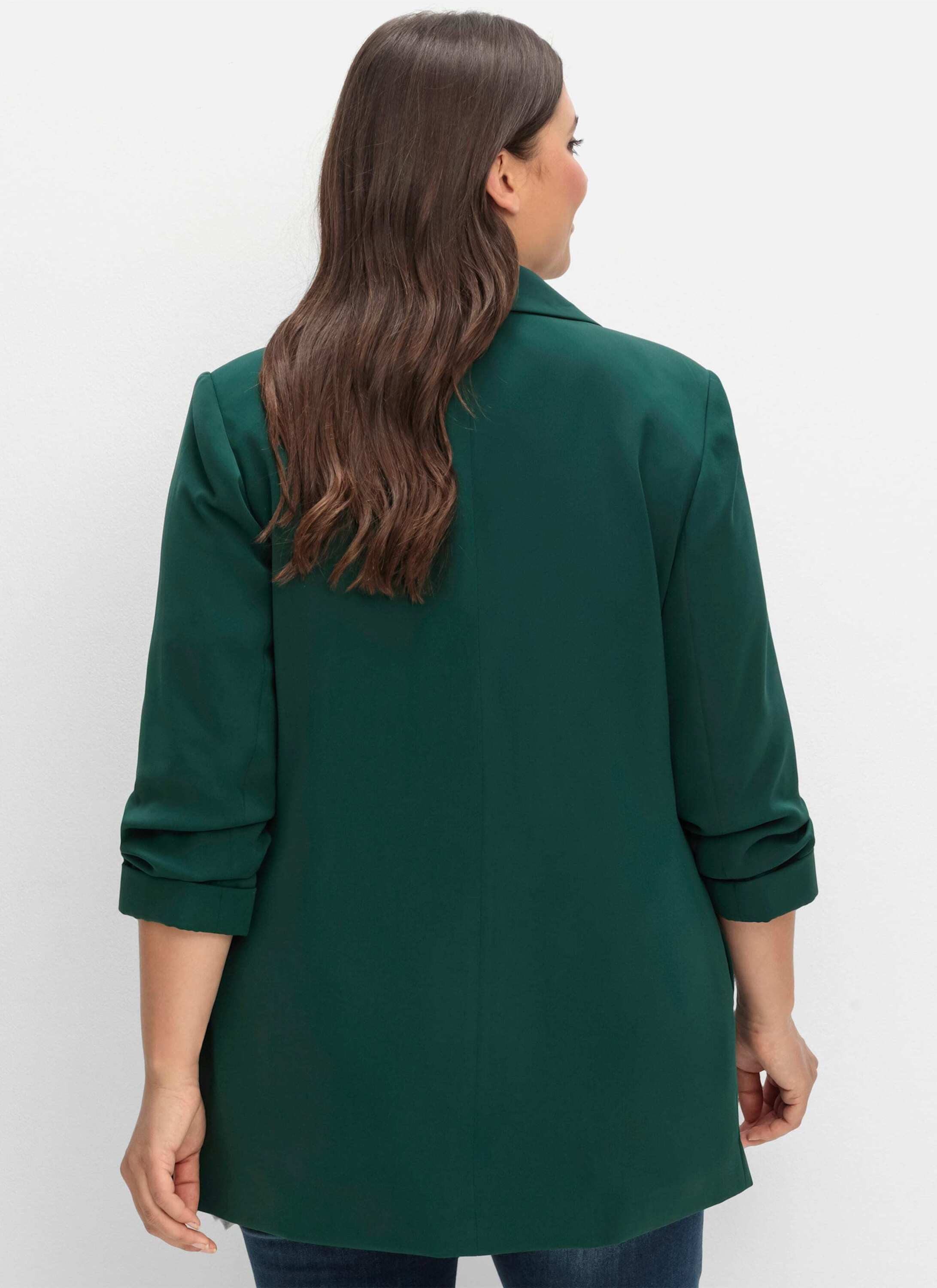 Sheego Blusenblazer Longblazer Langarm günstig online kaufen