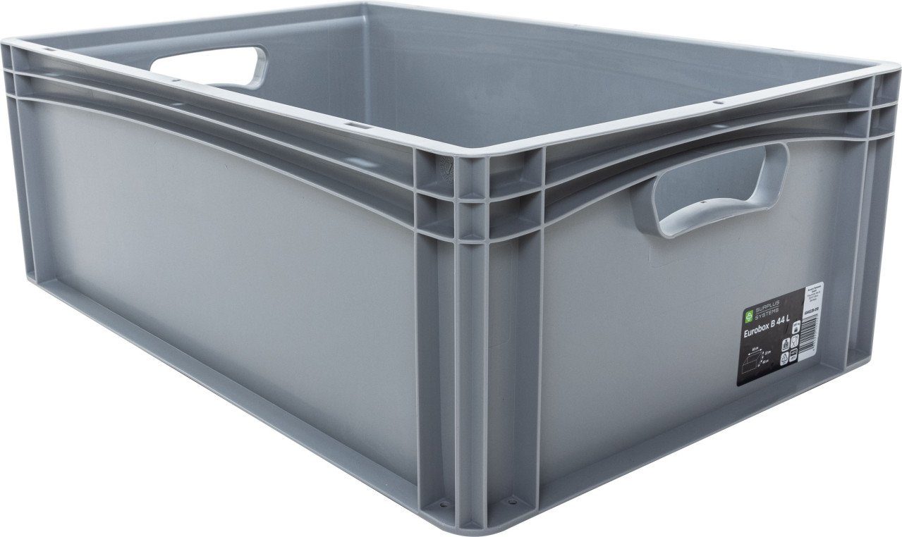 SURPLUS Allzweckkiste Eurobox 60 x 40 x 22 cm, 44,2 L grau