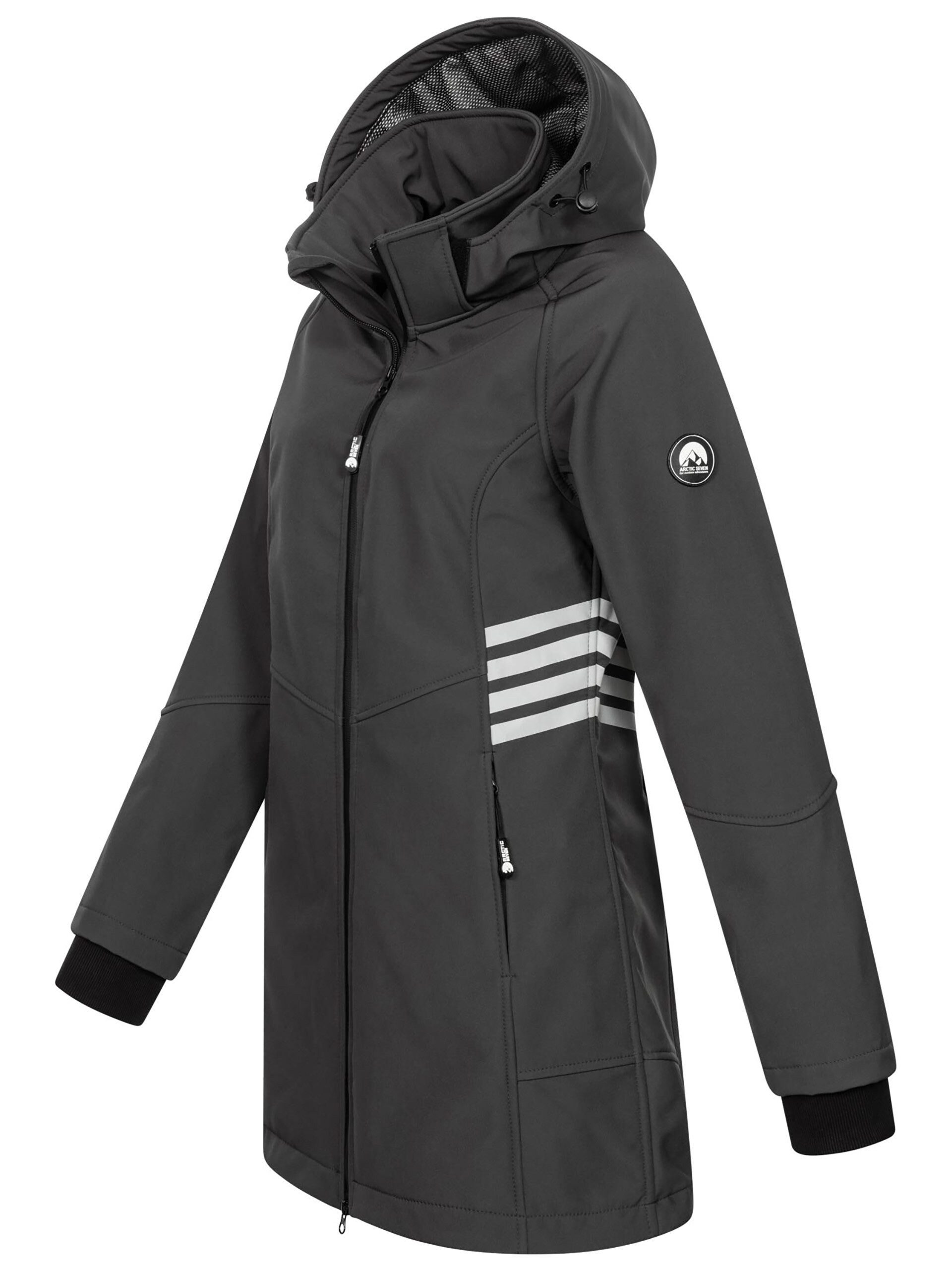 Arctic Seven Softshelljacke ASGiuliana mit abnehmbarer Kapuze