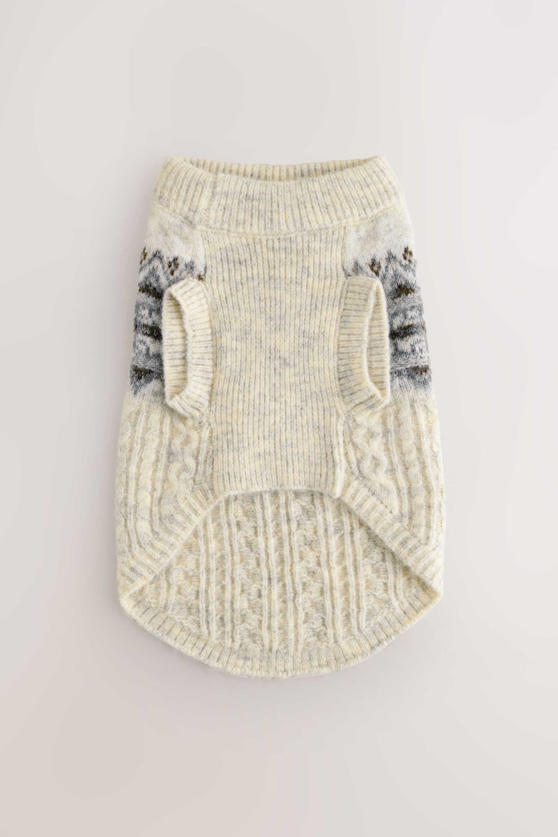 Next Hundepullover Gestrickter Hundepullover mit Wollanteil
