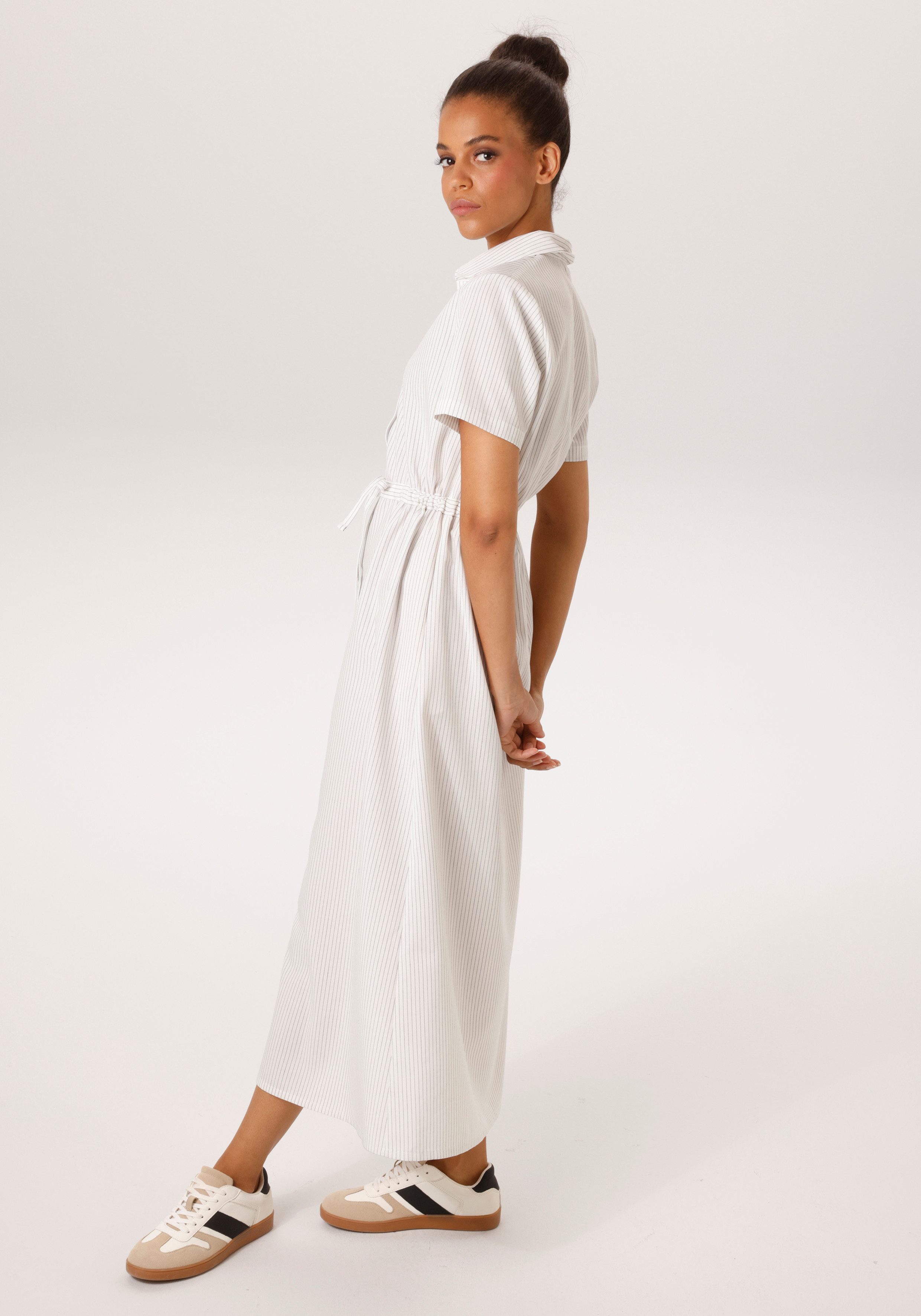Aniston CASUAL Sommerkleid im edlen Nadelstreifen-Dessin - NEUE KOLLEKTION günstig online kaufen