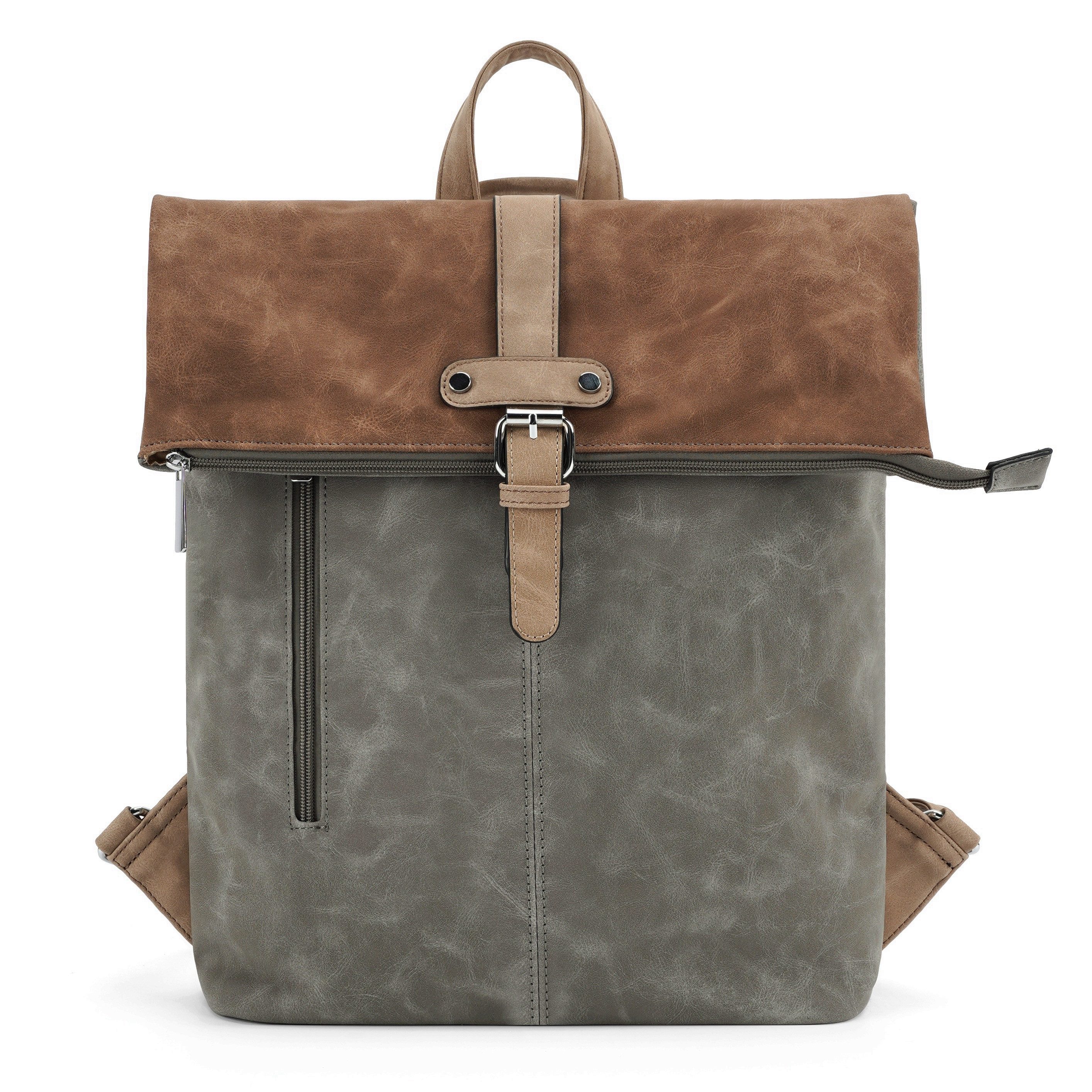MIRROSI Rucksack Unisex auch als Crossbody Bag 2 in 1, Elegant (35x(41+10)x günstig online kaufen