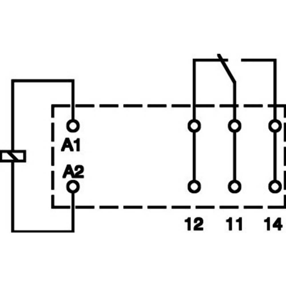 Phoenix Contact Zeitrelais Phoenix Contact REL-MR-110DC/21-21 Printrelais 110 V/DC 8 A 2 Wechsler, (REL-MR-110DC/21-21)