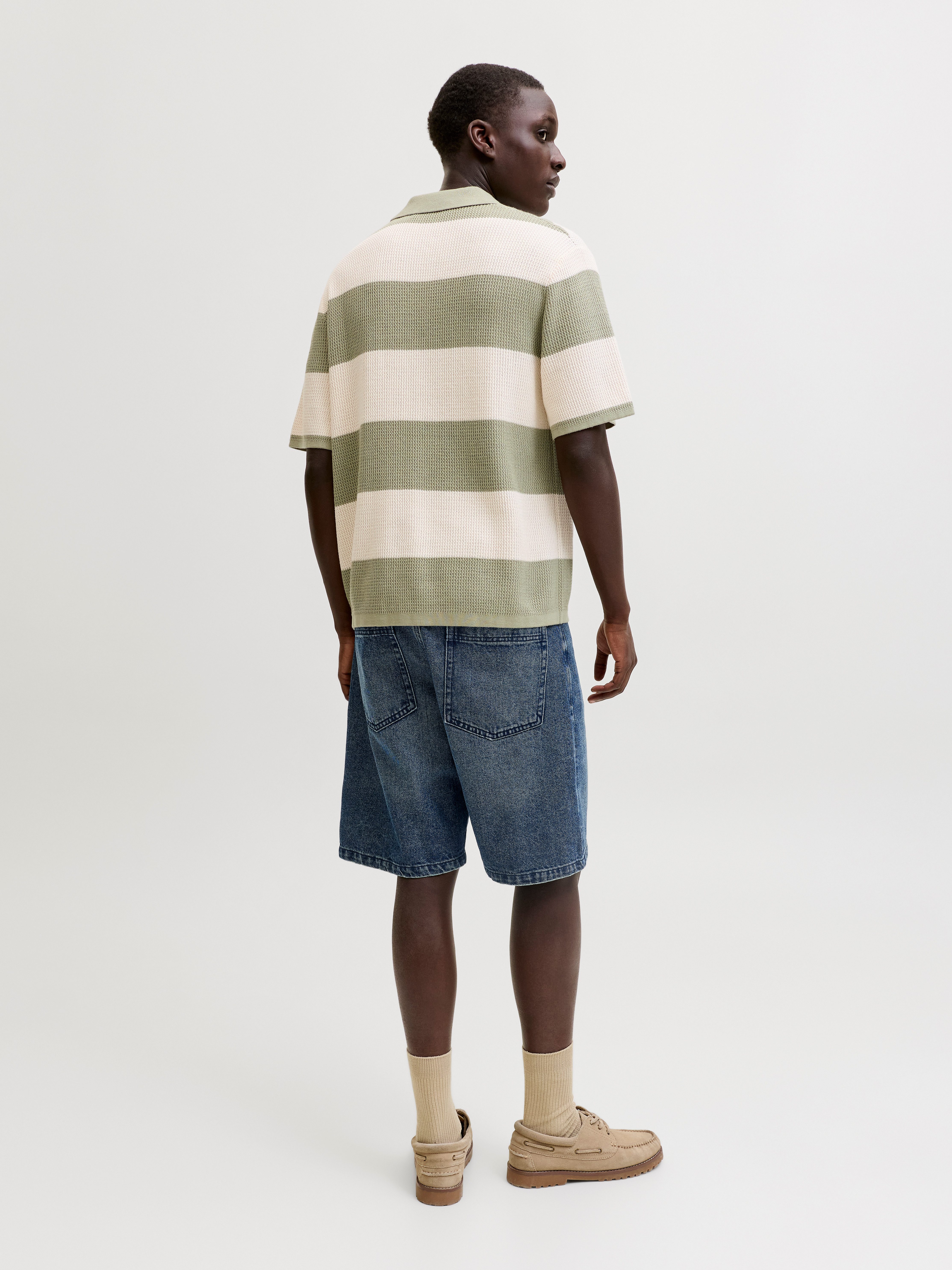 Jack & Jones Jeansshorts JJIALEX JJCREW SHORTS AT 229 ST LN Baumwolle, baggy fit