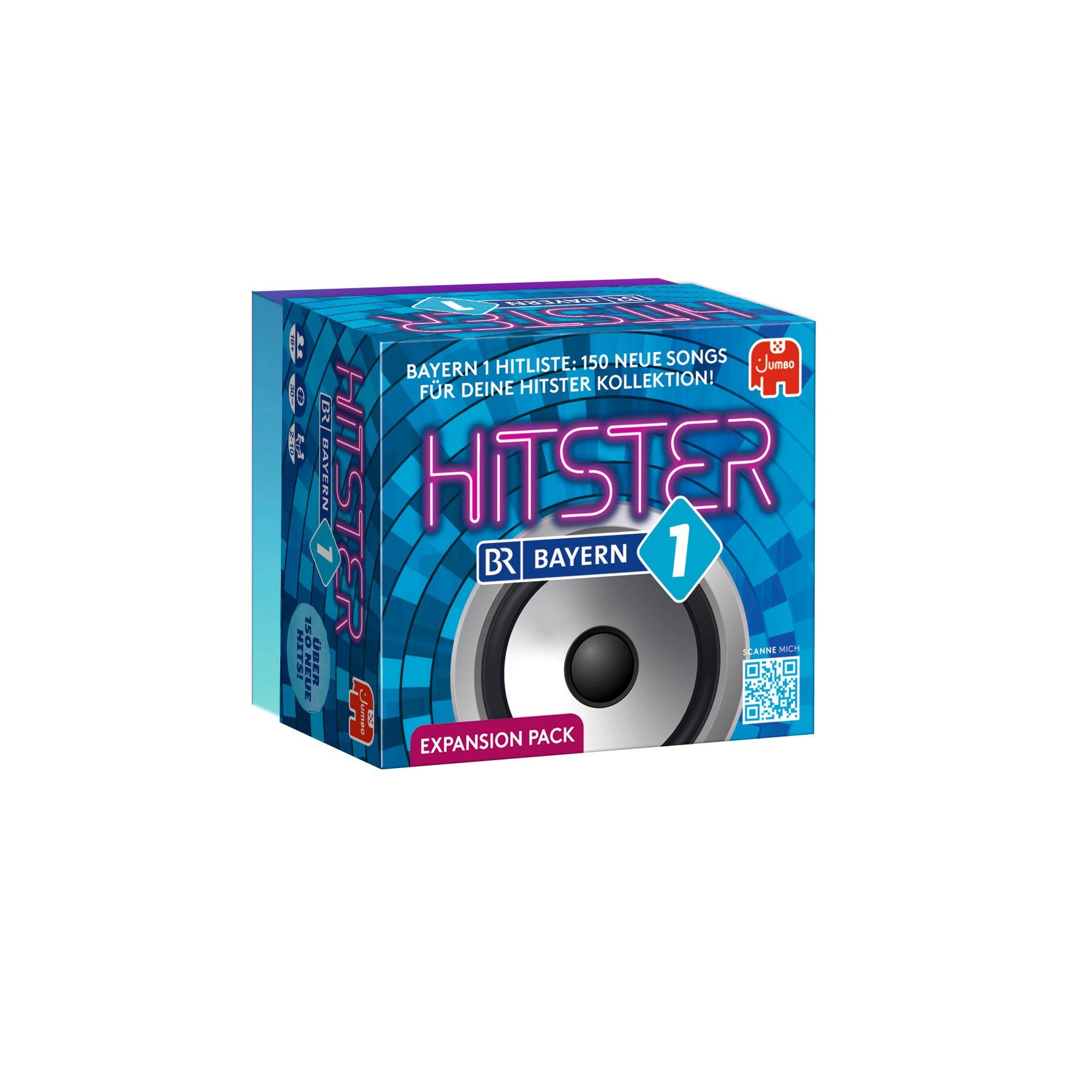 Jumbo Spiele Spielesammlung Hitster Expansion Pack (1 Stück/Version), Hitster Erweiterung, Bayern 1, Movies & TV Soundtracks, Christmas, Urban & Hip-Hop