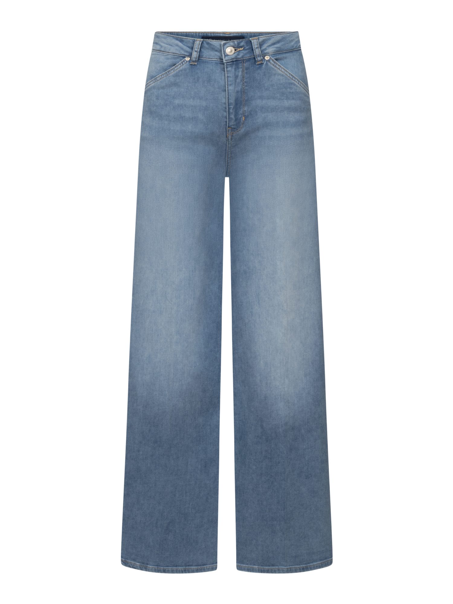 Raffaello Rossi 5-Pocket-Jeans blau,Casual,Baumwolle,Unifarben,Wide Leg,Mittel