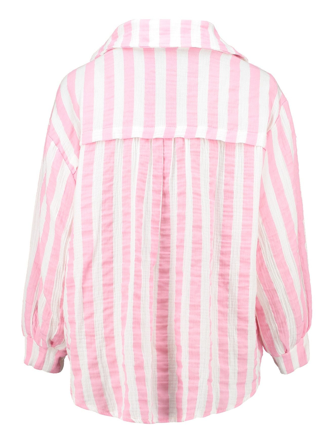 HaILY’S T-Shirt LS C BL Le44ony, 8417 offwhite/rose stripe