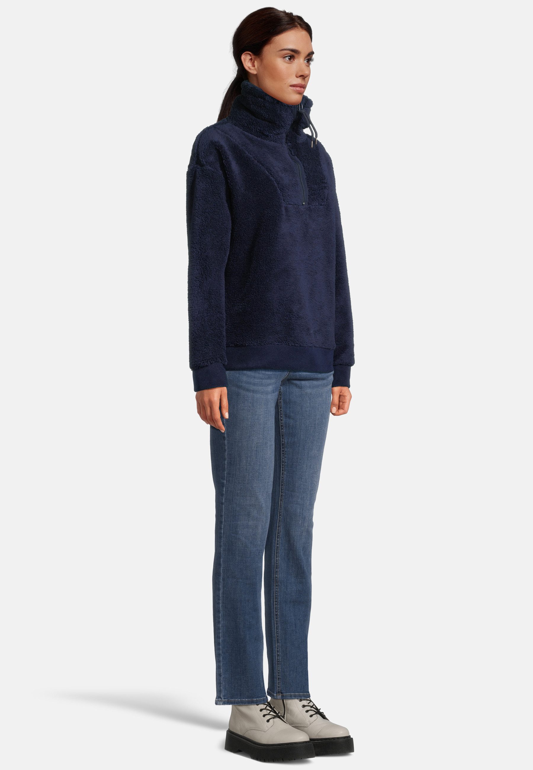 salzhaut Fleecepullover RAMMDÖSIG Damen Oversized salzhaut – nordisch frisch, lässig und frech für jeden Tag!