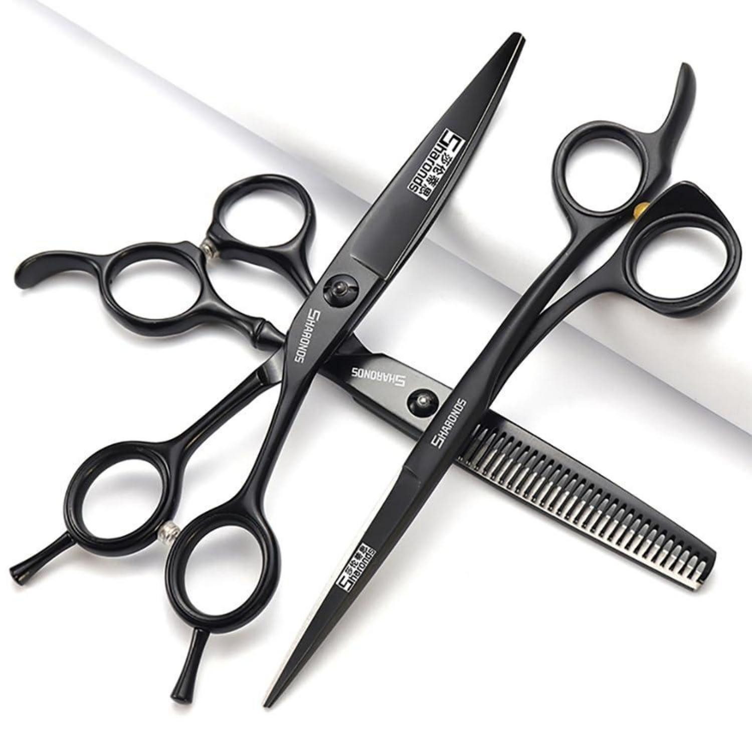 LuxusKollektion Haarschere Friseurschere 15,2cm Edelstahl ergonomisch einstellbar