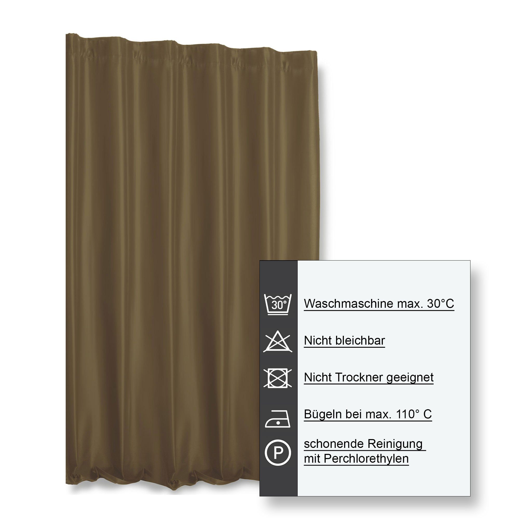 Haus und Deko Türvorhang Thermovorhang Kräuselband 245x245 cm blickdicht breit Polar Fleece (1 St), Kräuselband, blickdicht, Polyester