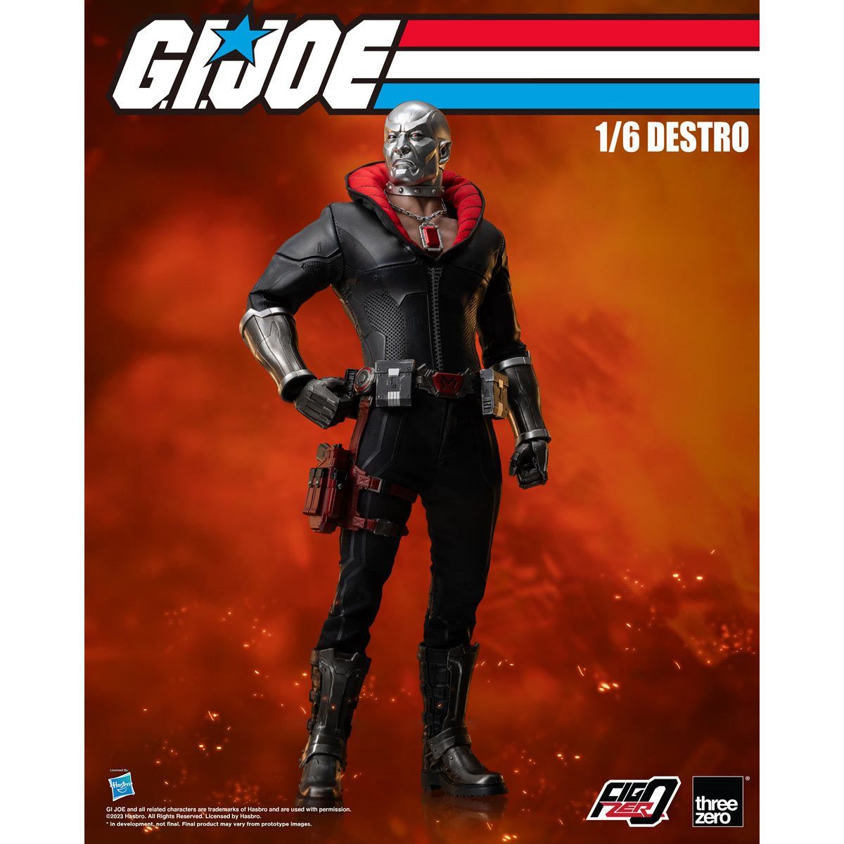 ThreeZero Actionfigur FigZero G.I. Joe Destro 1:6 Scale Actionfigur
