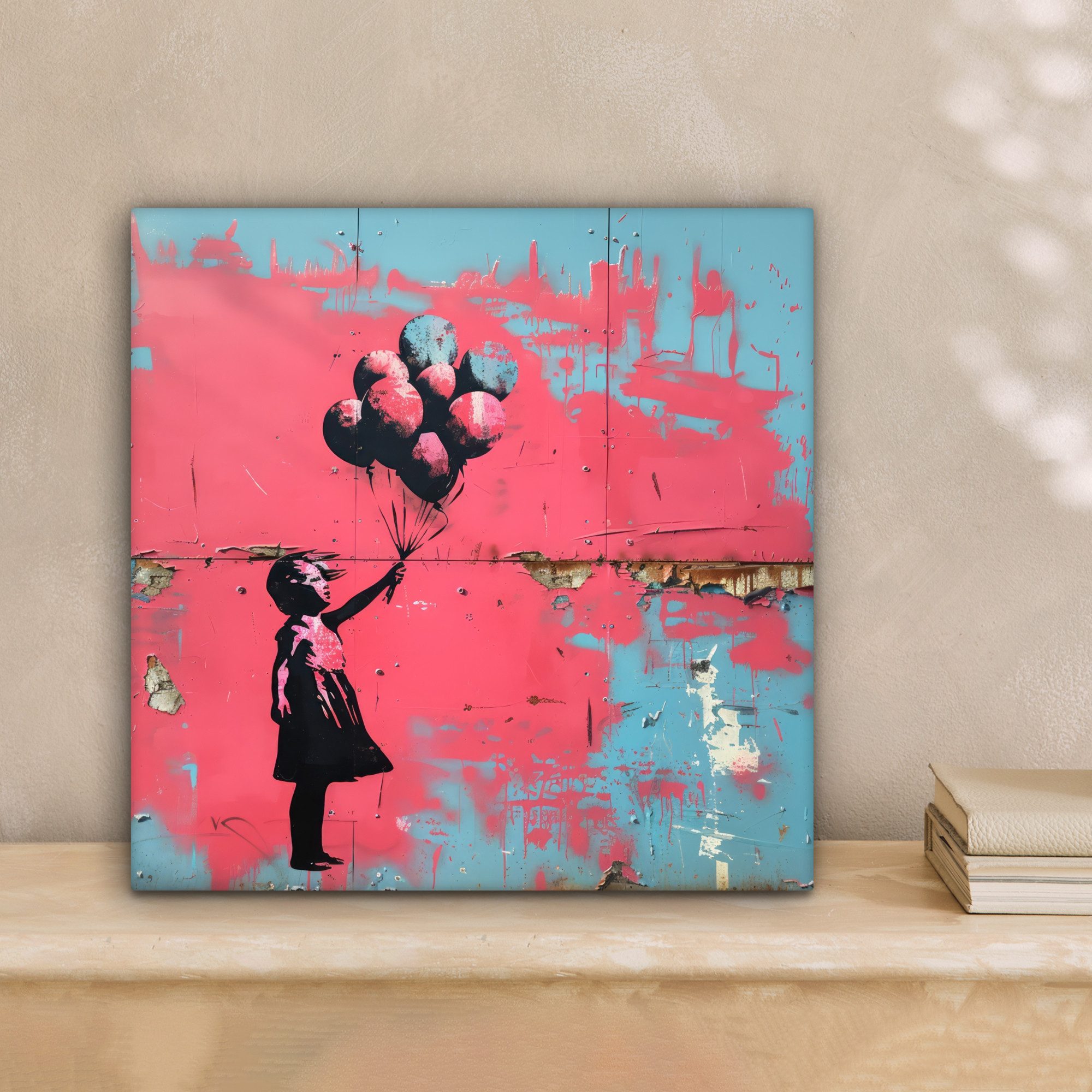 OneMillionCanvasses® Leinwandbild Graffiti - Mädchen - günstig online kaufen