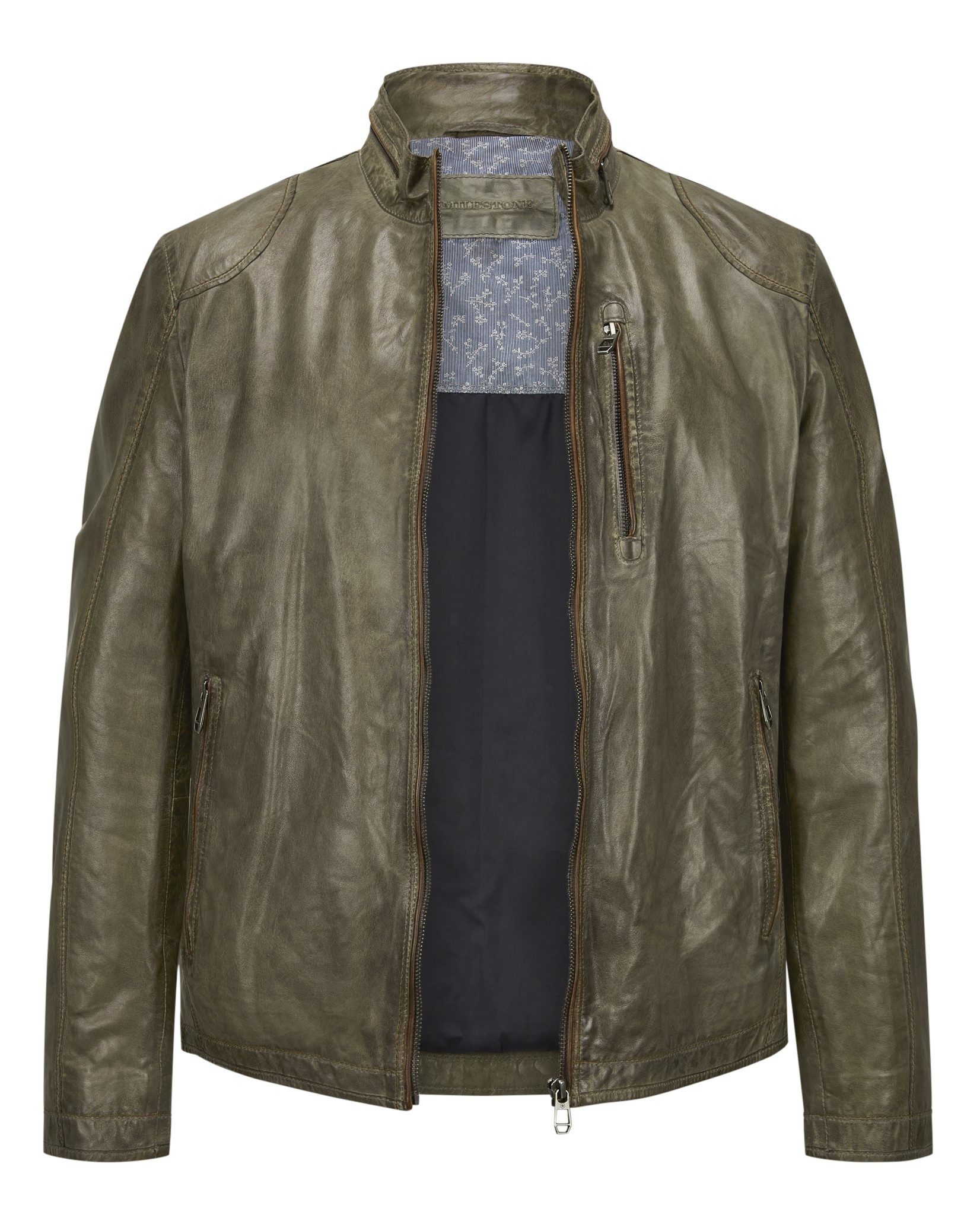 Milestone Lederjacke MS-Edward Herrenjacke aus softem günstig online kaufen