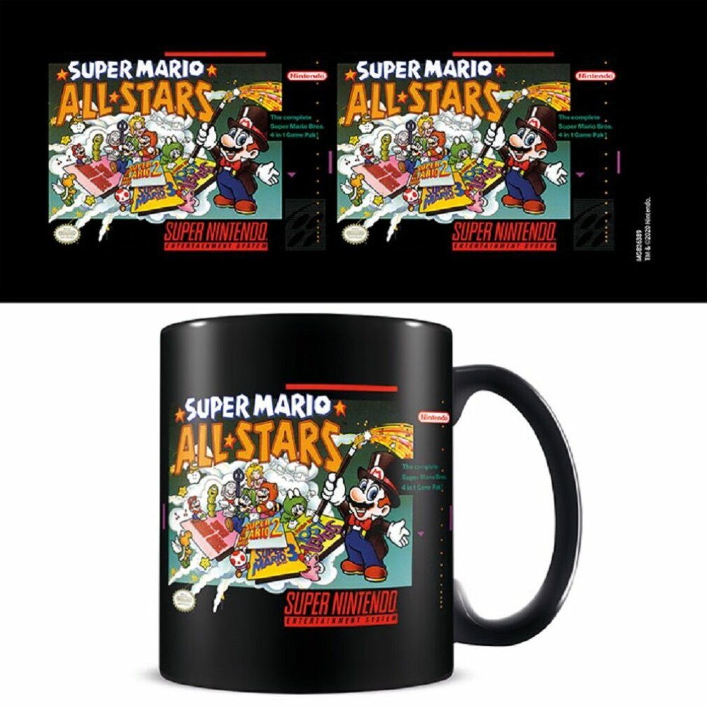 PYRAMID Geschirr-Set Super Mario All Stars farbiger Frühstücksbecher