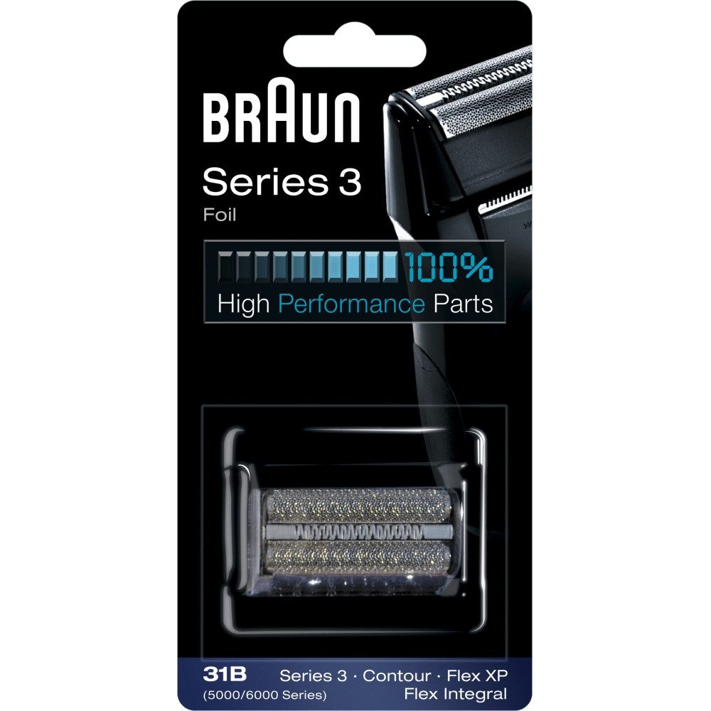 Nassrasierer Braun 31B Ersatzscherkopf für Rasierer Kombipack