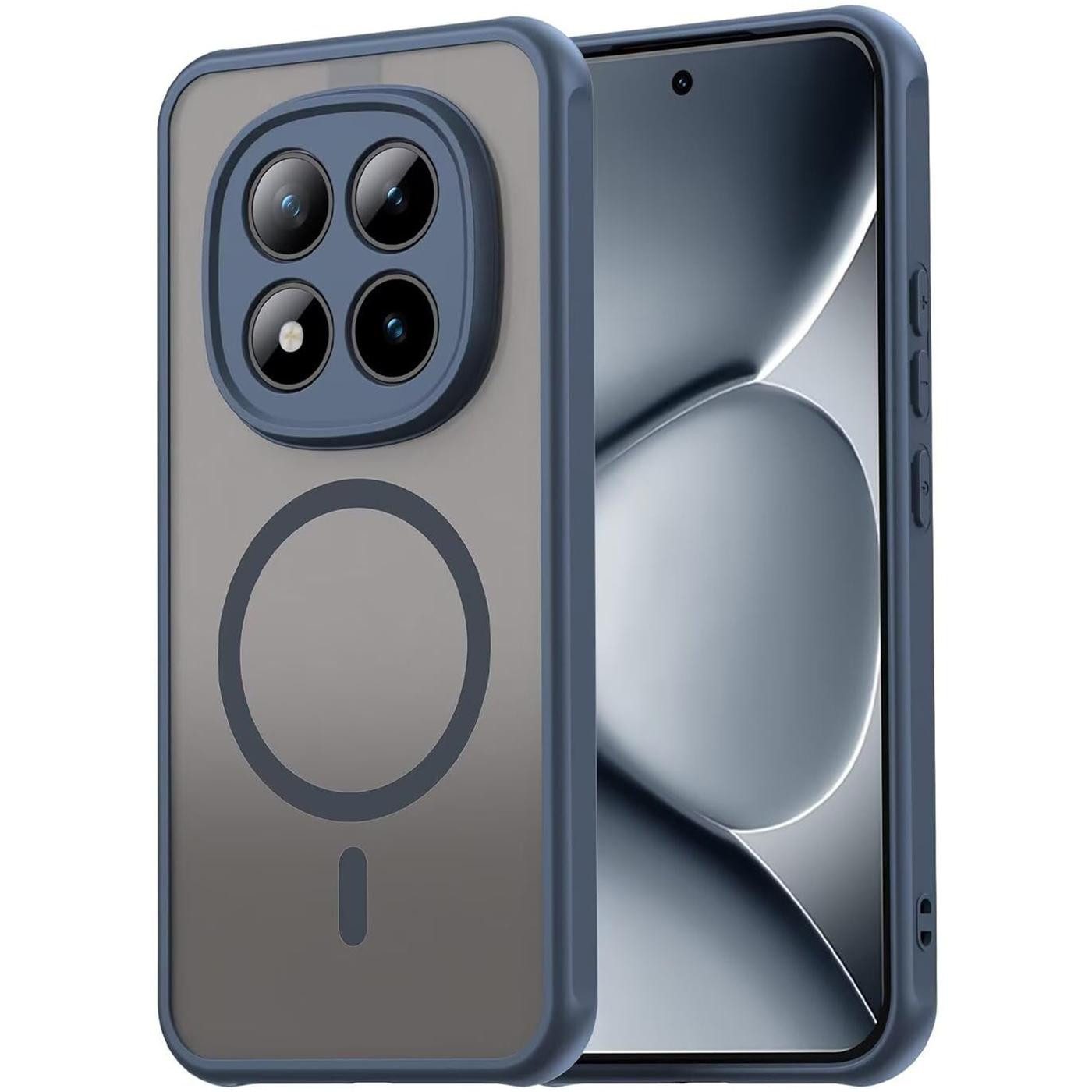 CoolGadget Handyhülle Magnet-Hülle für Xiaomi Redmi Note 15 Pro+ 5G Schutzhülle magnetisch 6,83 Zoll, Hülle Matt Stoßfest kompatibel mit QI-Laden Zubehör Kameraschutz Case