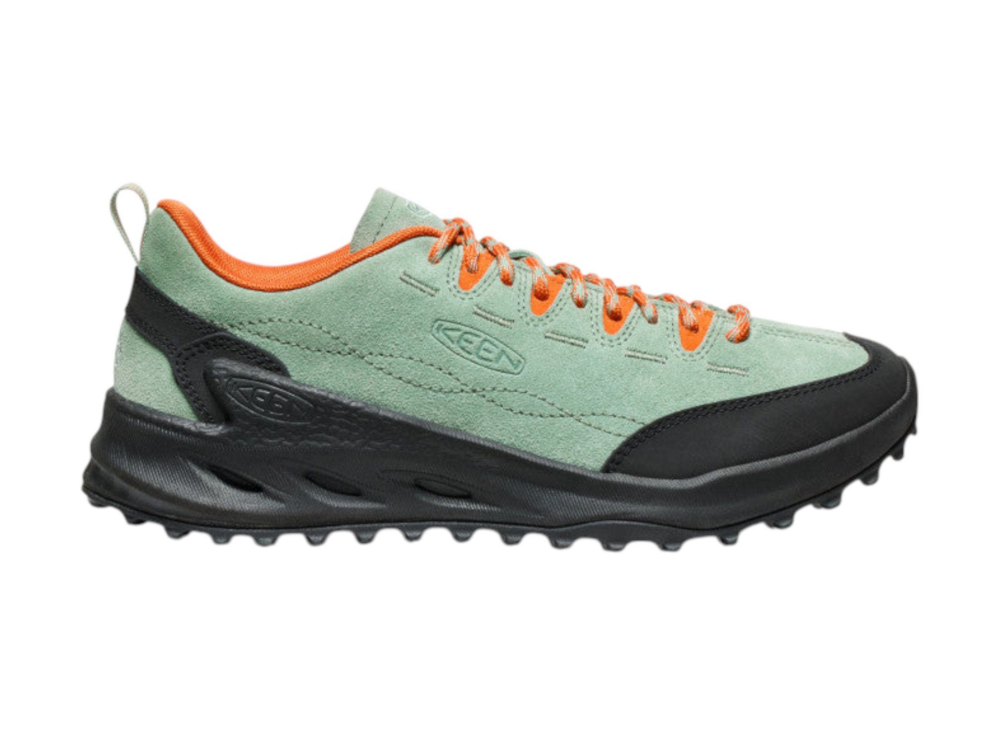 Keen Jasper Zionic (Wildleder) granitgrün/flame Damen Wanderschuh