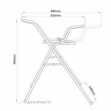 KiNDERWELT Babybadewanne Badewanne XXL mit Stöpsel + Ständer + Badesitz