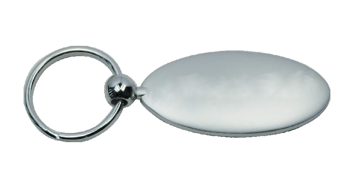 Best Offer Schlüsselanhänger Schlüsselanhänger "oval" / aus stabilem Messing