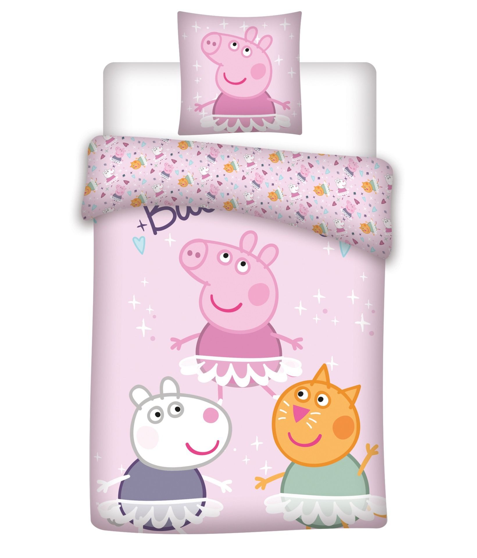 Bettwäsche Bettbezug 140x200cm und Kissenbezug 65x65cm für Kinderzimmer