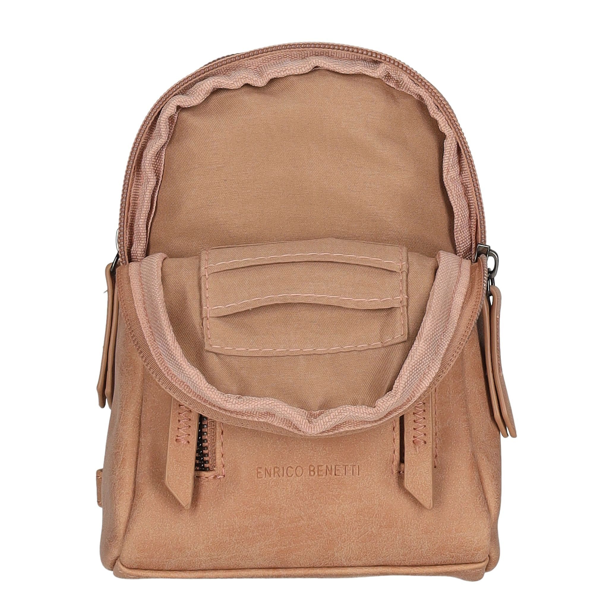 Christian Wippermann Umhängetasche Damen Tasche Schultertasche Umhängetasche Crossover Bag (1-tlg), Leder Optik Handtasche Schwarz