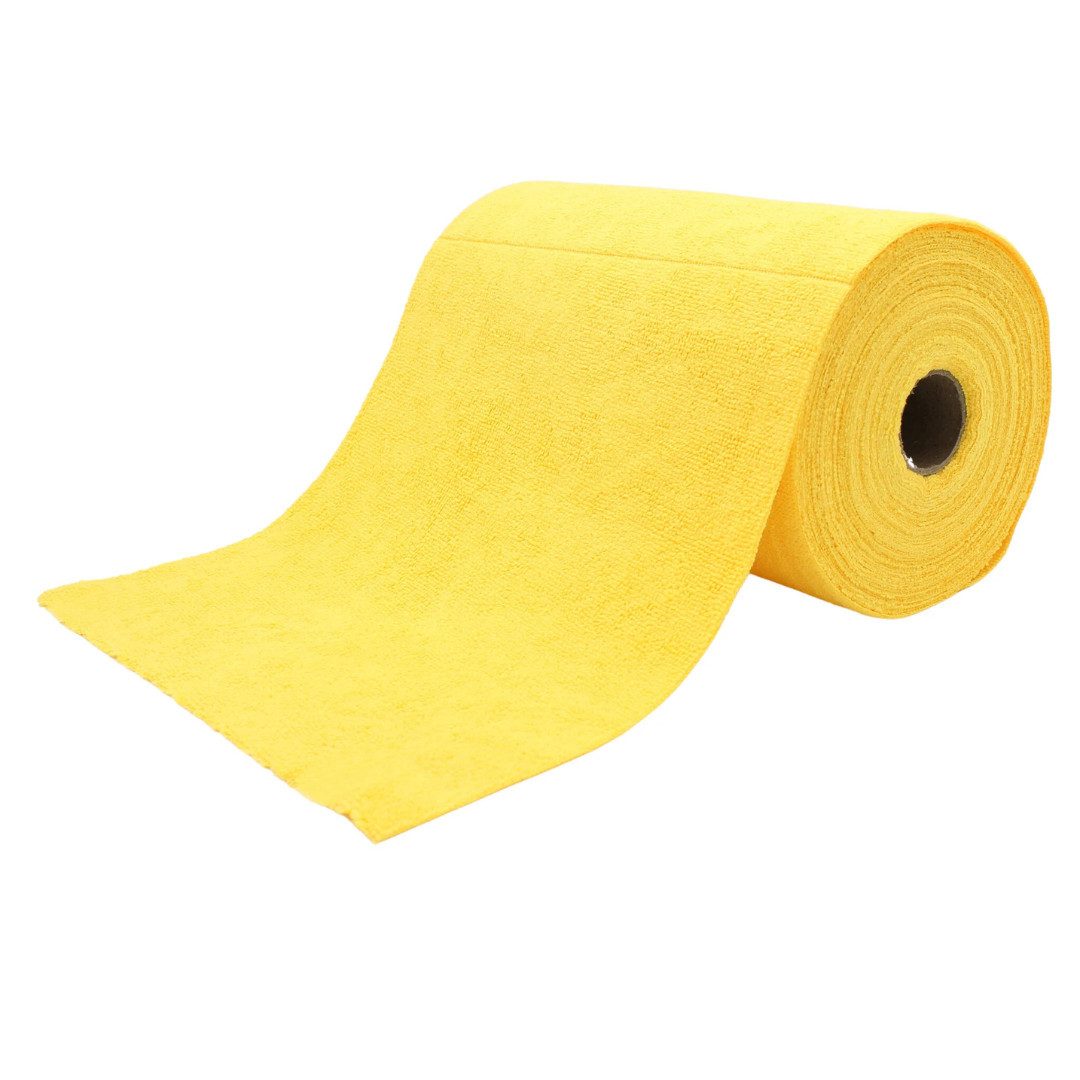 Rogge Premium Microfaser 75 Tücher auf Rolle, Super Soft 30x30cm Mikrofasertuch