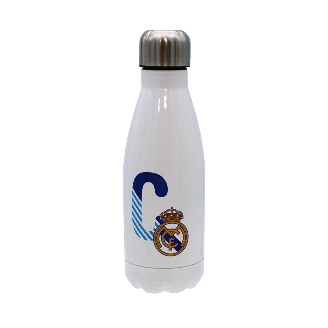 Real Madrid Trinkflasche Real Madrid Trinkflasche 550ml Weiß Buchstabe C