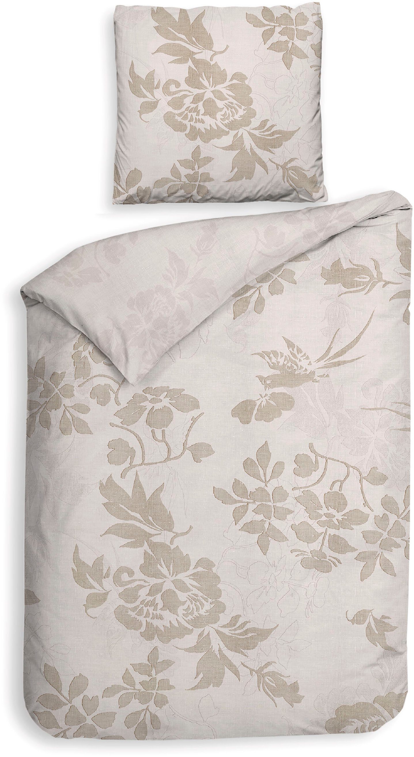 Heckett and Lane Bettwäsche Heckettlane Bettwäsche Ling, Mako-Satin, 2 teilig, Bettwäsche aus 100% Baumwolle, hochwertige Mako-Satin, ab 135x200 cm.