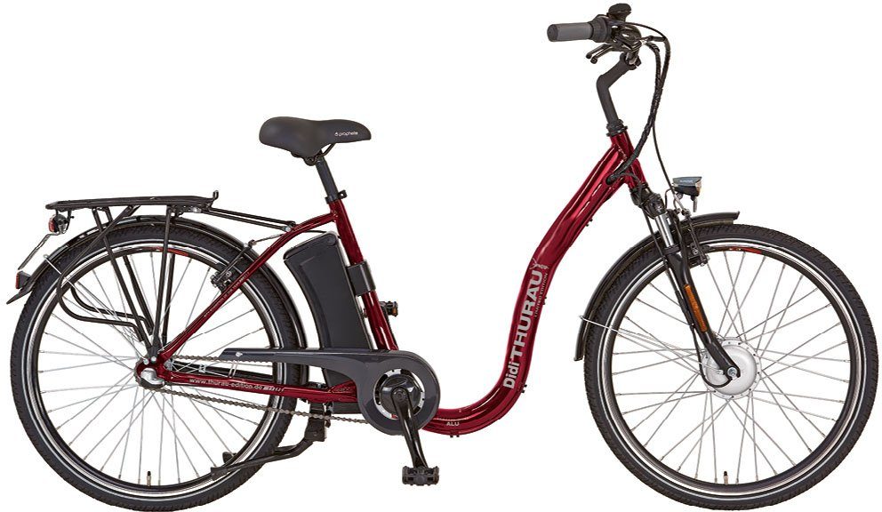 Didi THURAU Edition E-Bike Alu City Rad-Roller 3in1 Plus, 3 Gang,  Nabenschaltung, Frontmotor 350 W