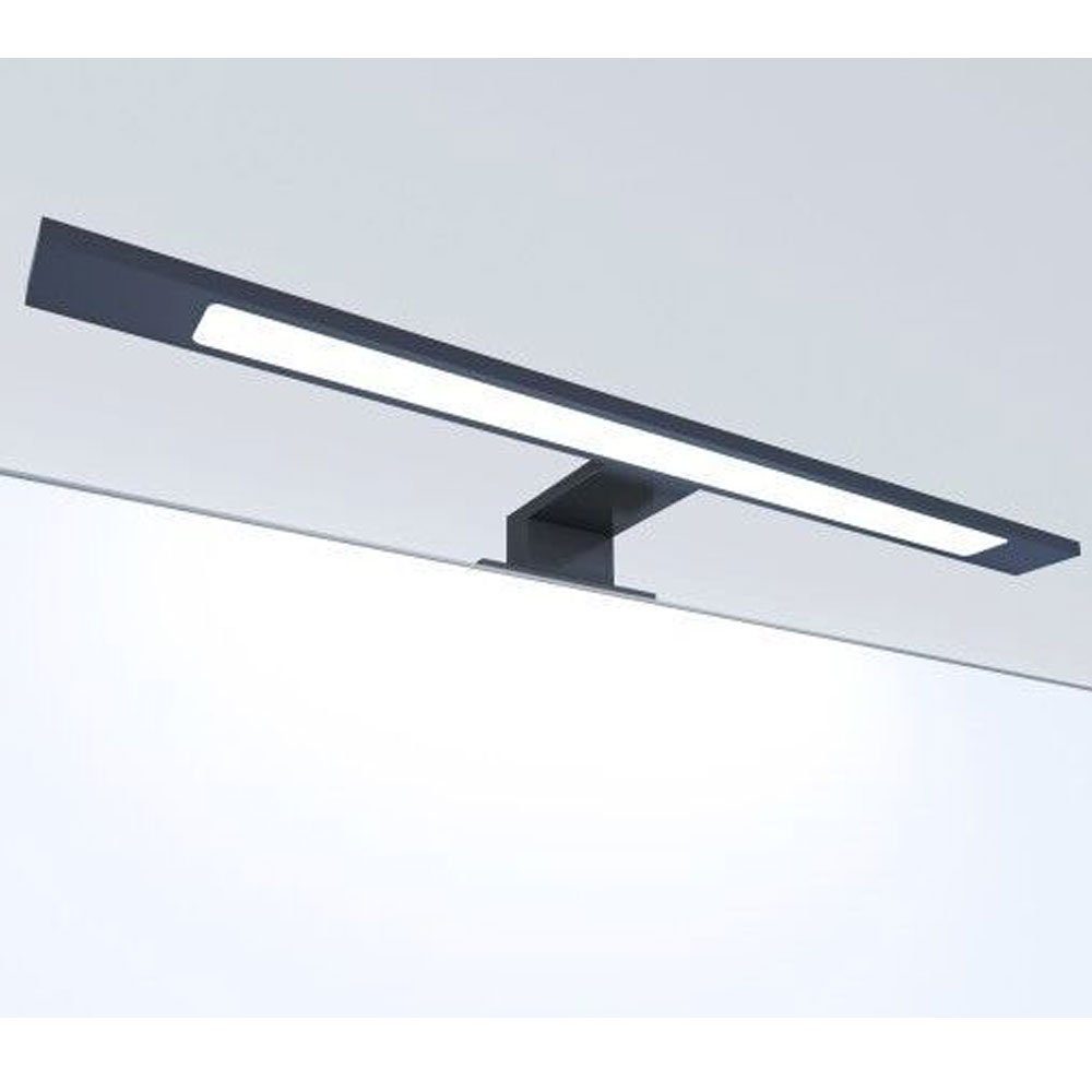 kalb Spiegelleuchte LED Badleuchte schwarz 450mm Spiegellampe Aufbauleuchte, warmweiß