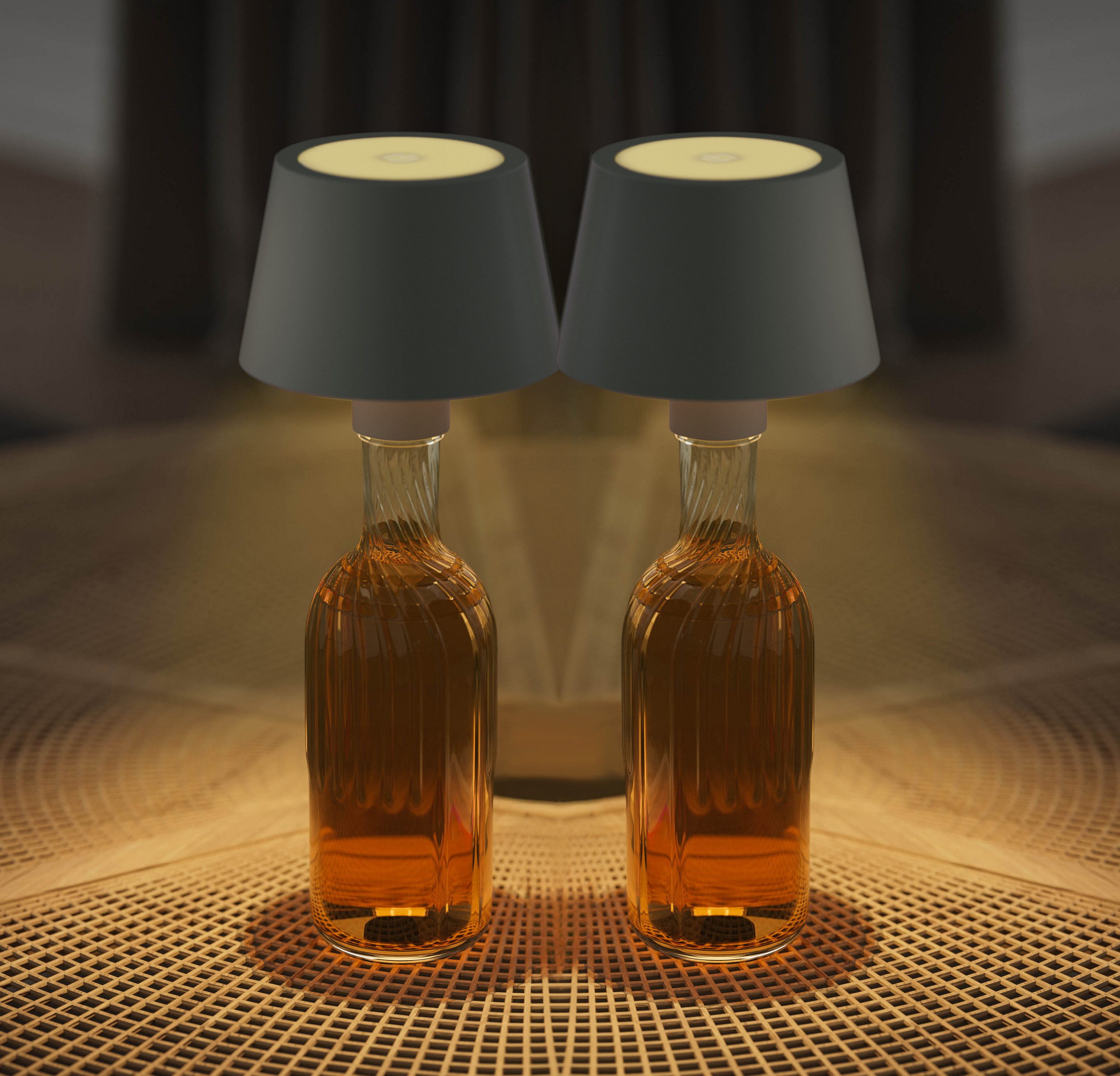 Northpoint LED Außen-Tischleuchte Flaschenlampe mit Touchsensor & Akku Dimm günstig online kaufen