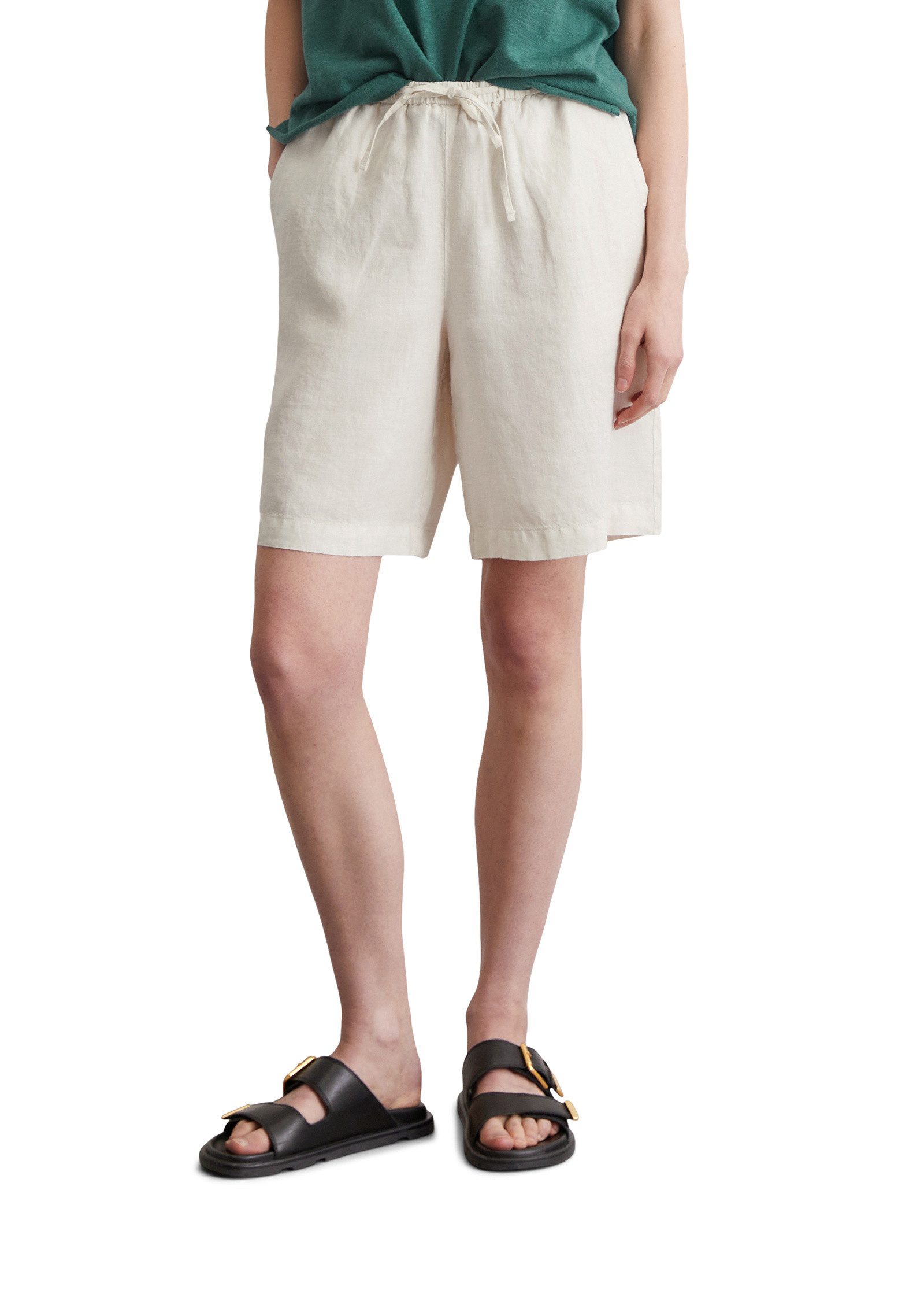 Marc O'Polo Shorts mit teil-elastischem Bund günstig online kaufen
